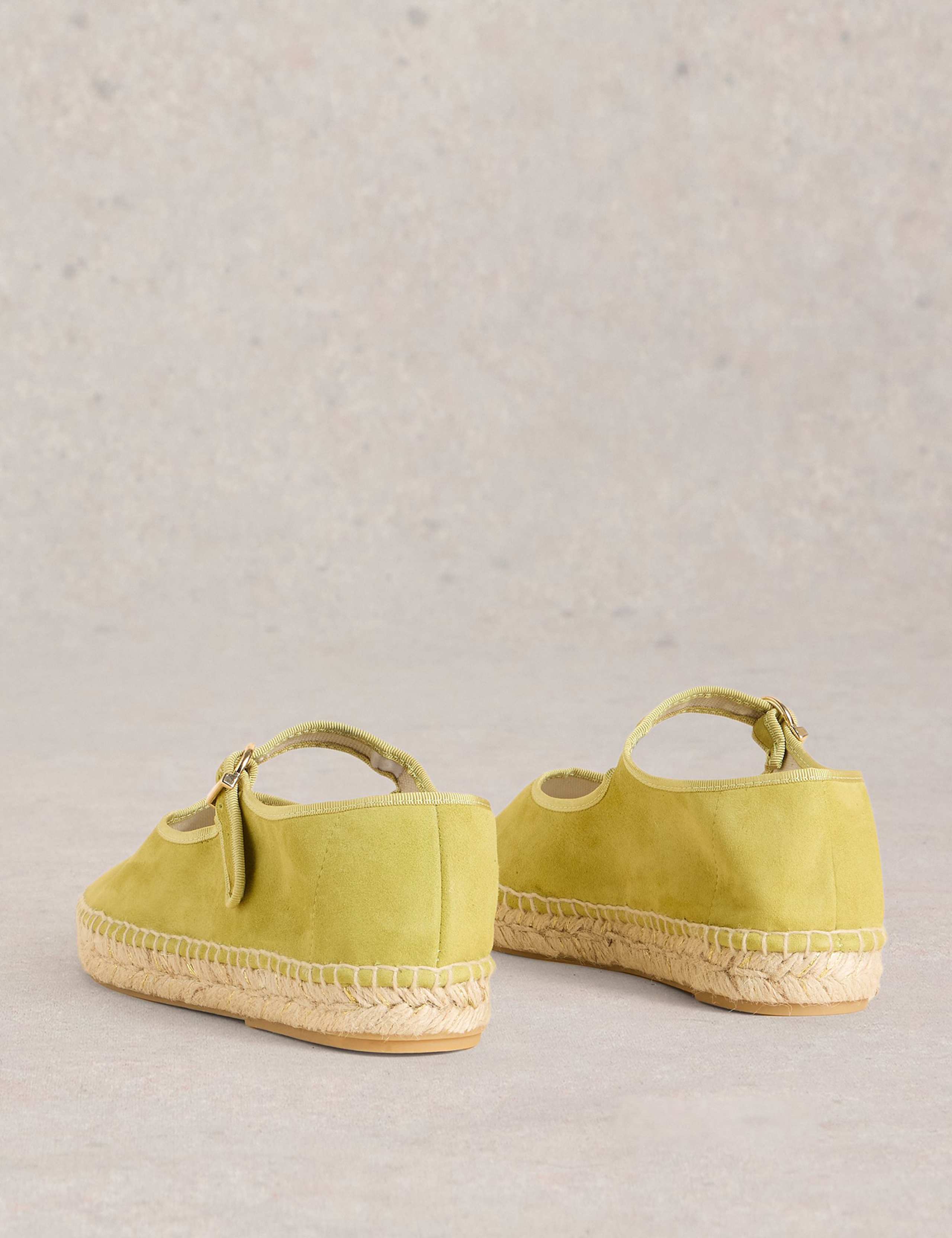 Suede Mary Jane Flat Espadrilles 3 of 4