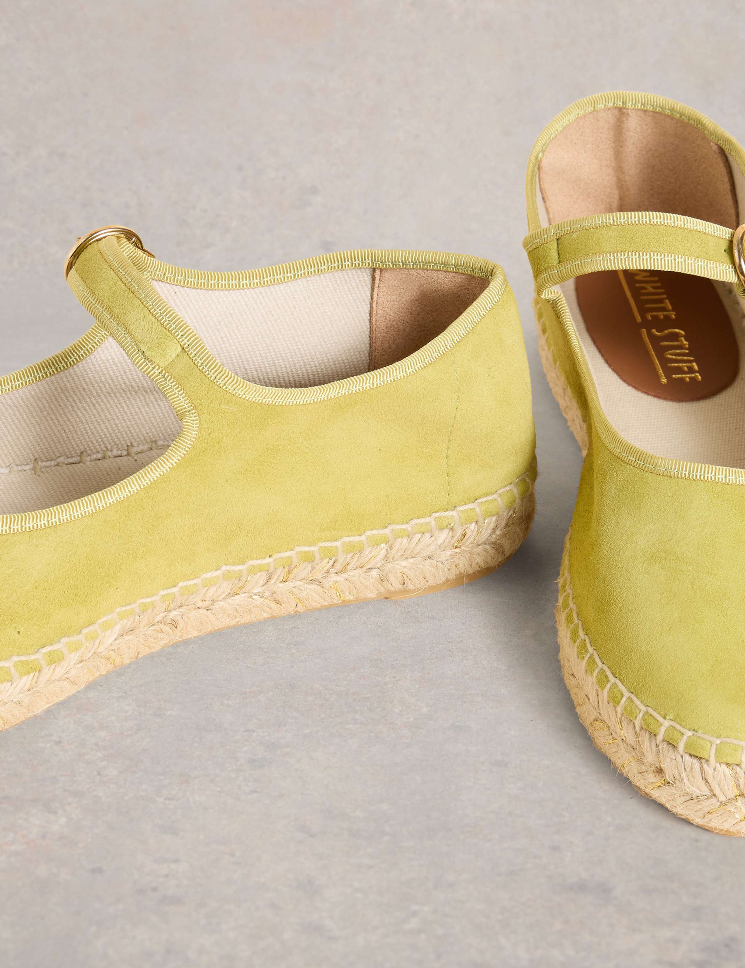 Suede Mary Jane Flat Espadrilles 4 of 4