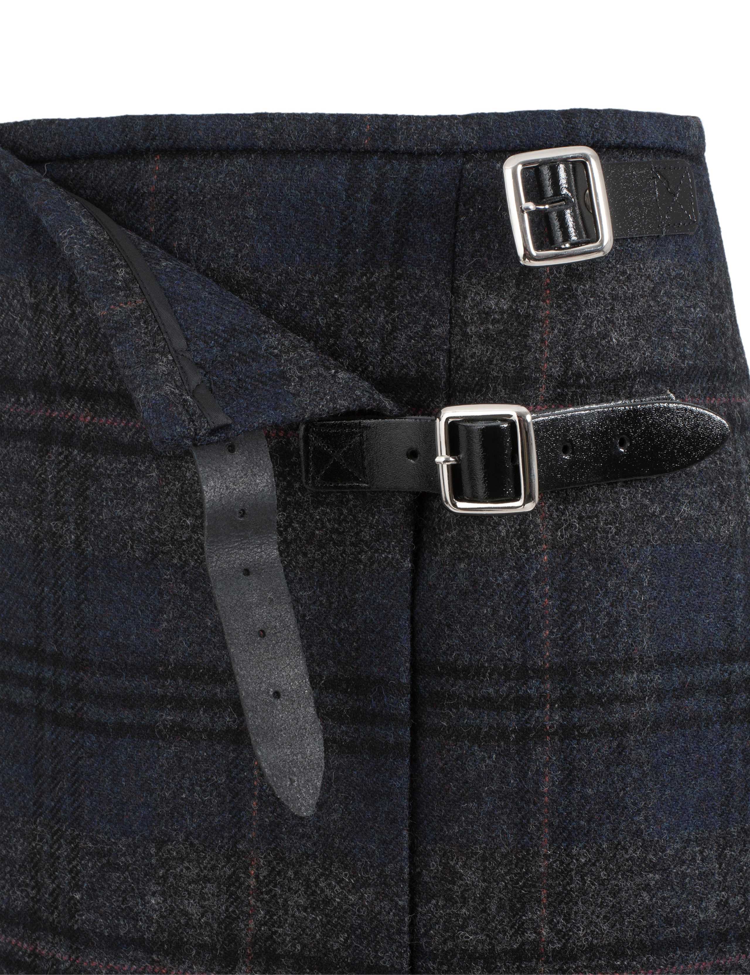 Pure Wool Checked Midi Pencil Skirt 4 of 7