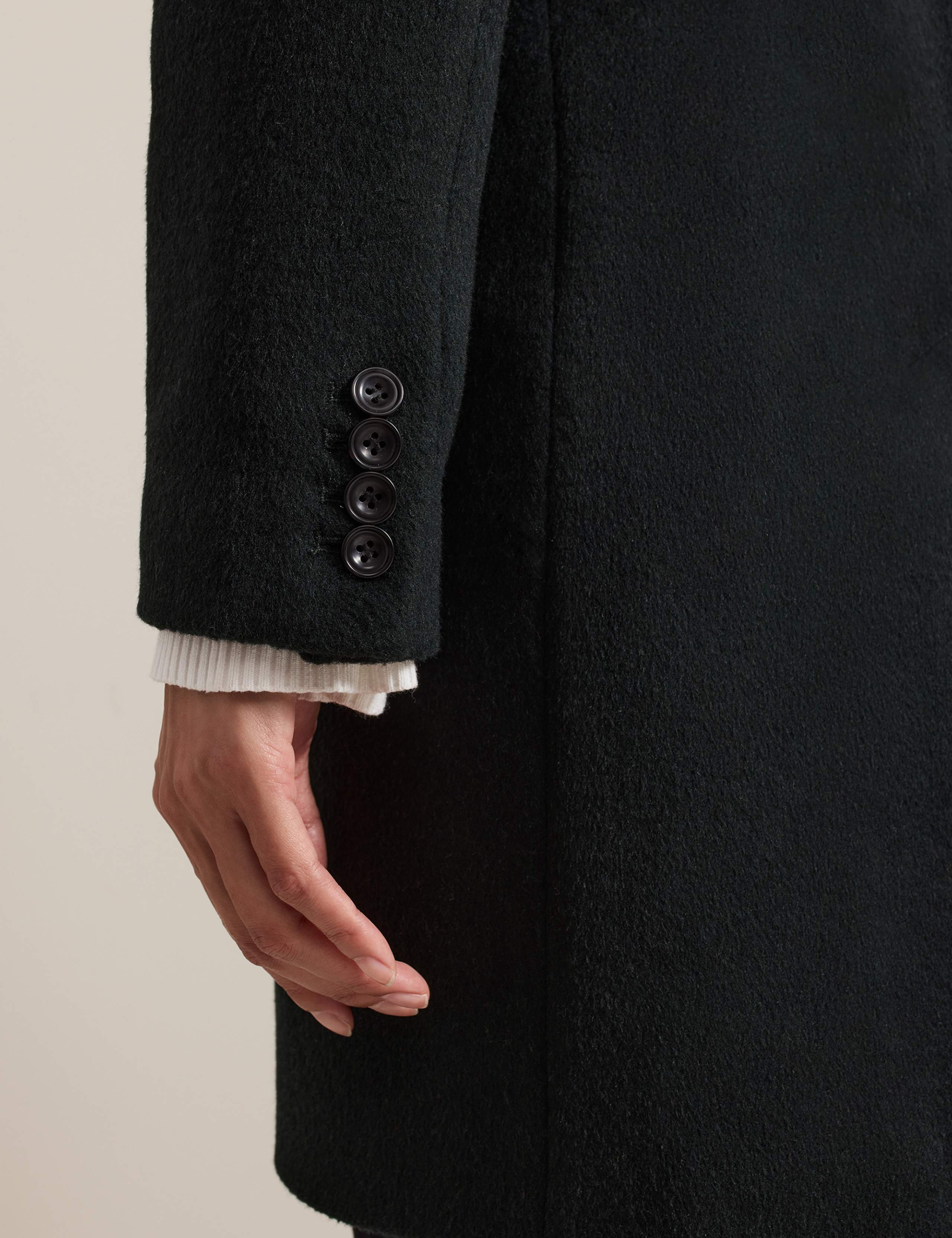 Wool Rich Single Breasted Tailored Coat 8 of 11