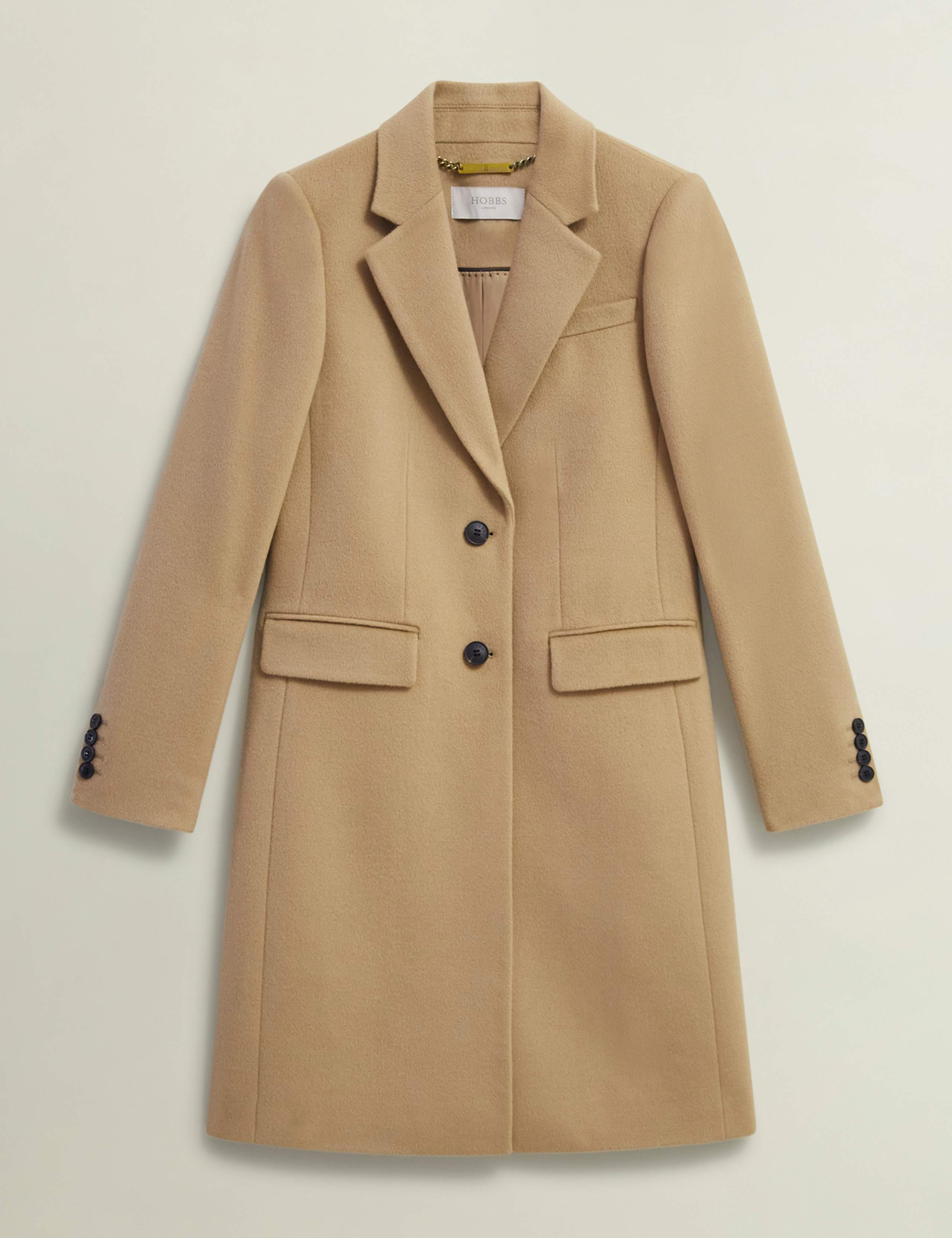 Pure Wool Longline Trench Style Coat 2 of 9