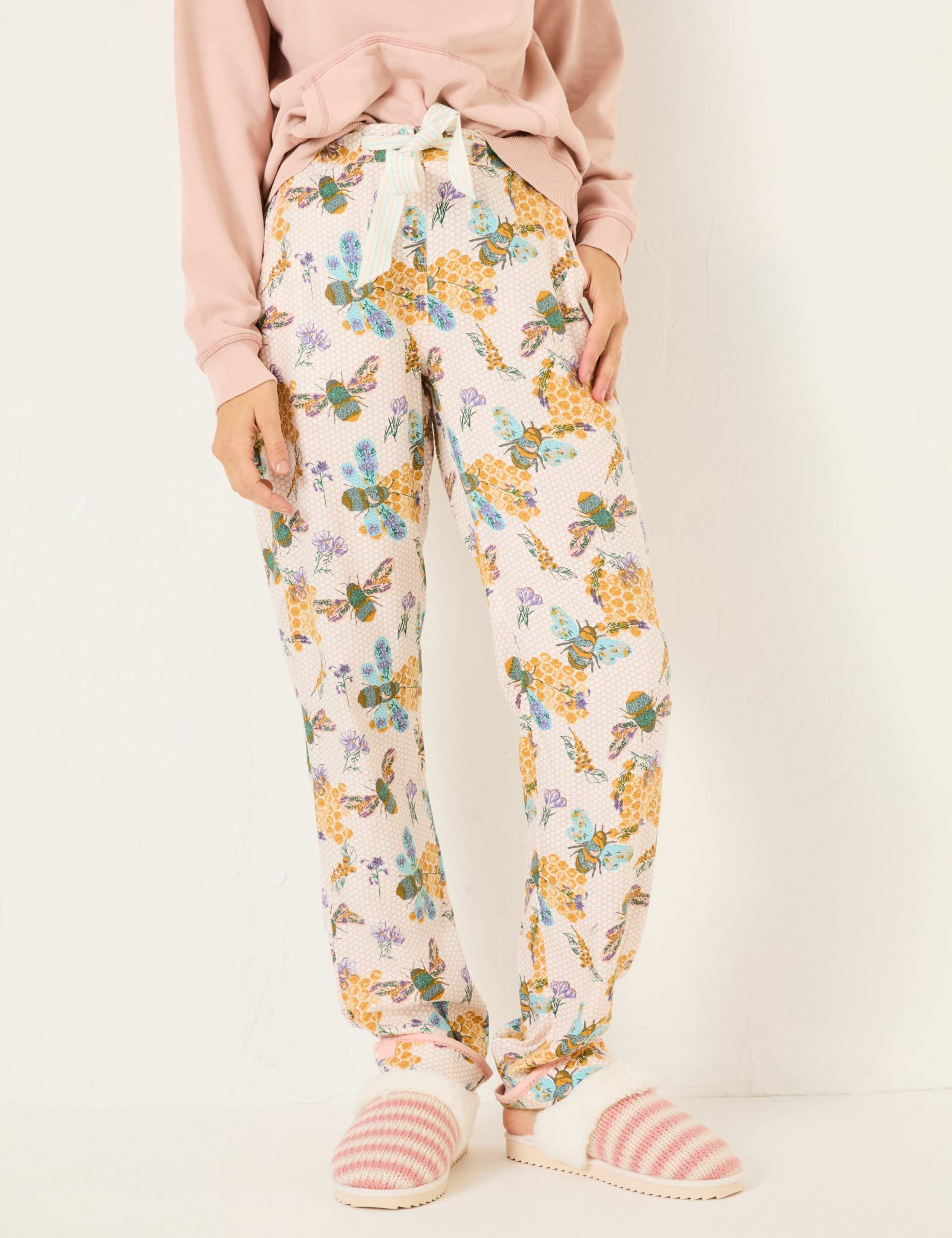 Bee Print Pyjama Bottoms 4 of 6
