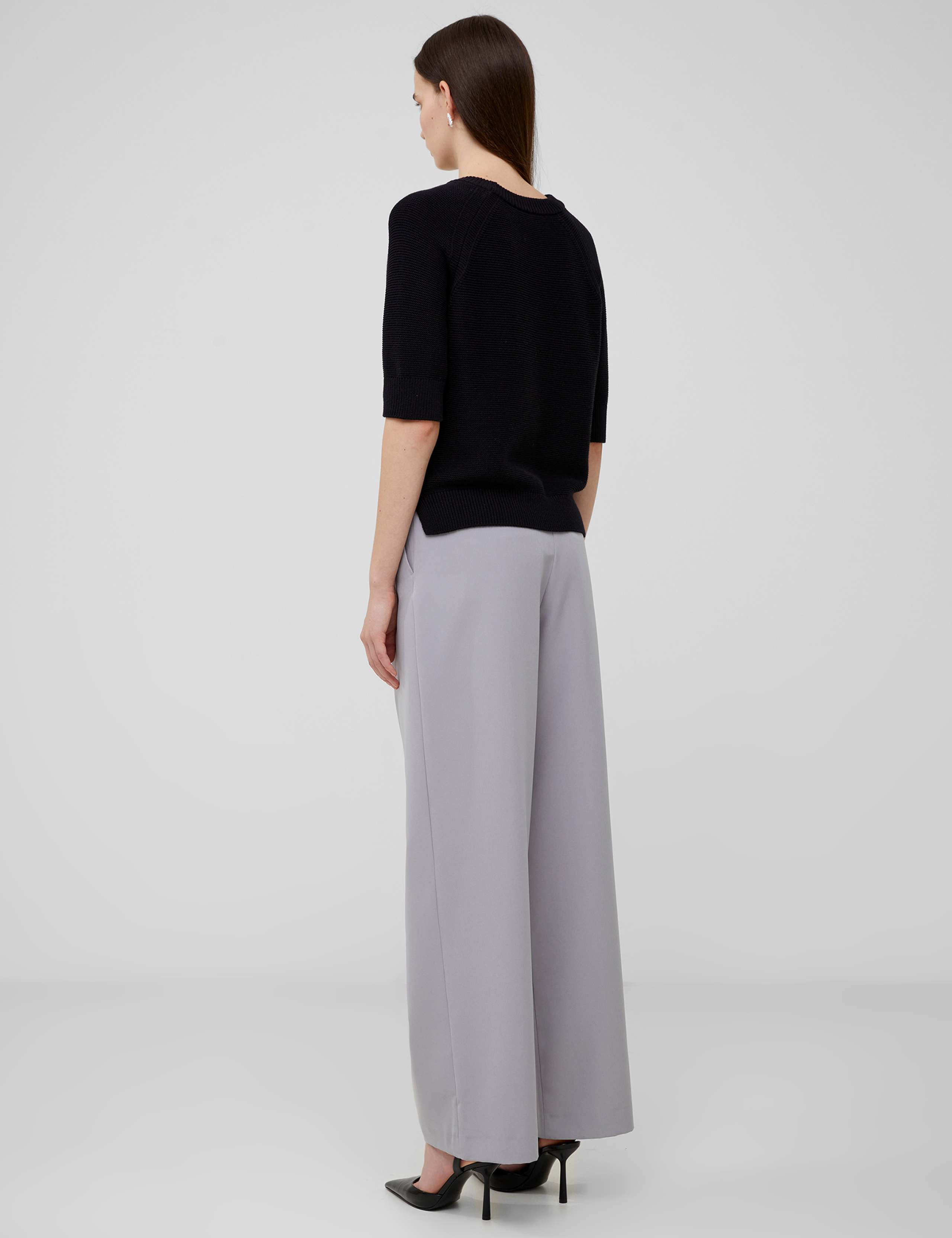 Pure Cotton Textured Sweat-shirt 2 of 3