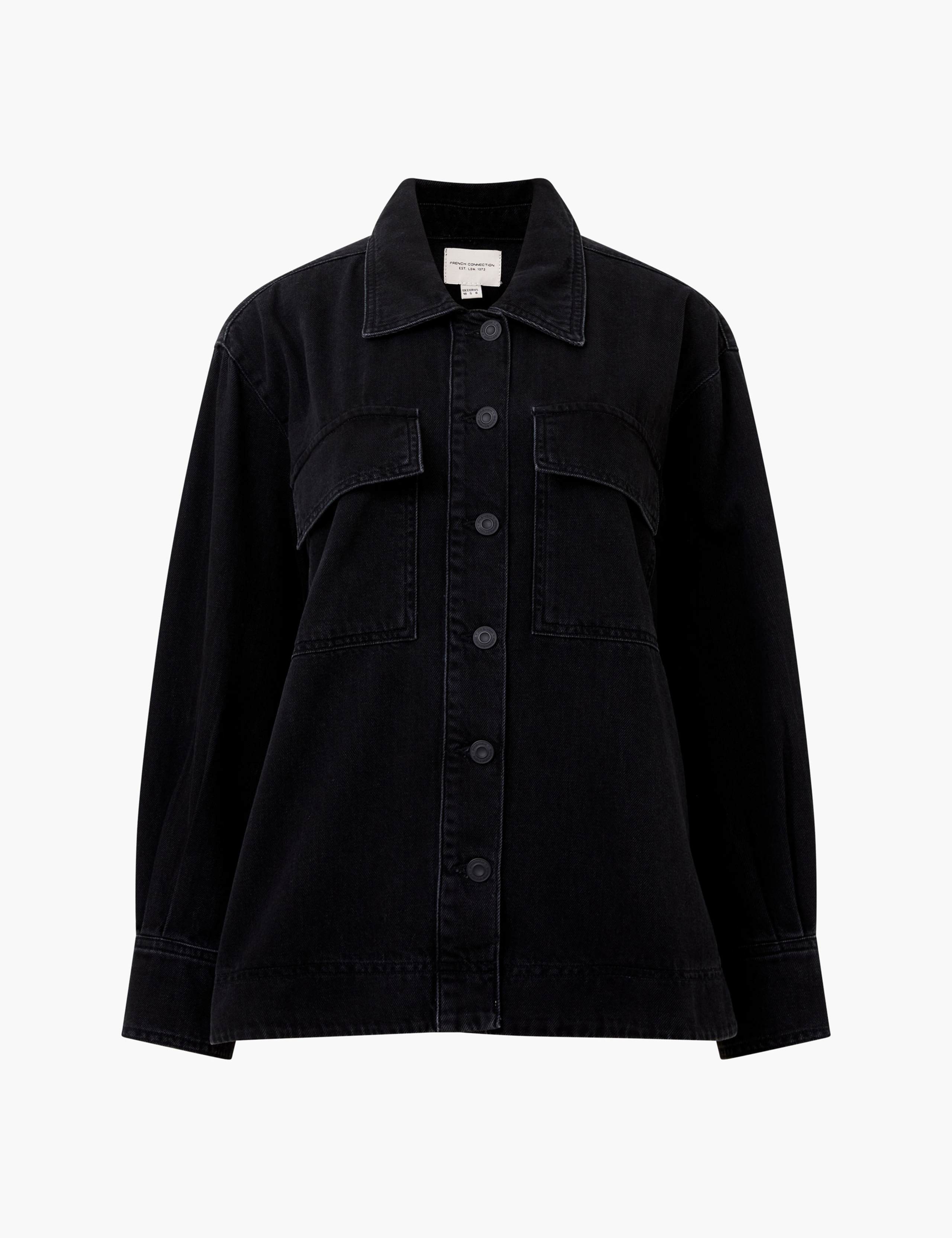 Denim Collared Jacket 2 of 4