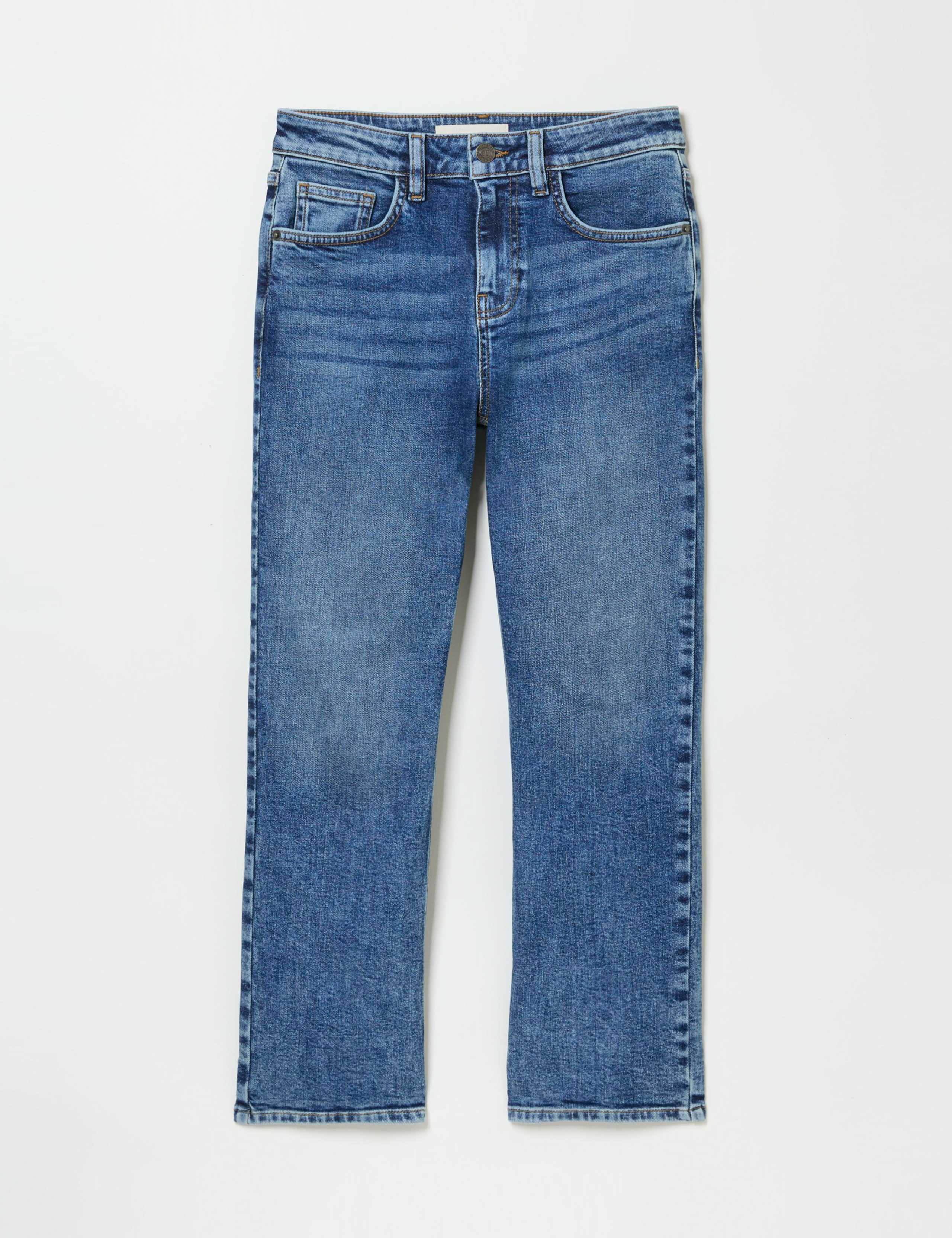 Slim Fit Turn Up Cropped Jeans 2 of 6