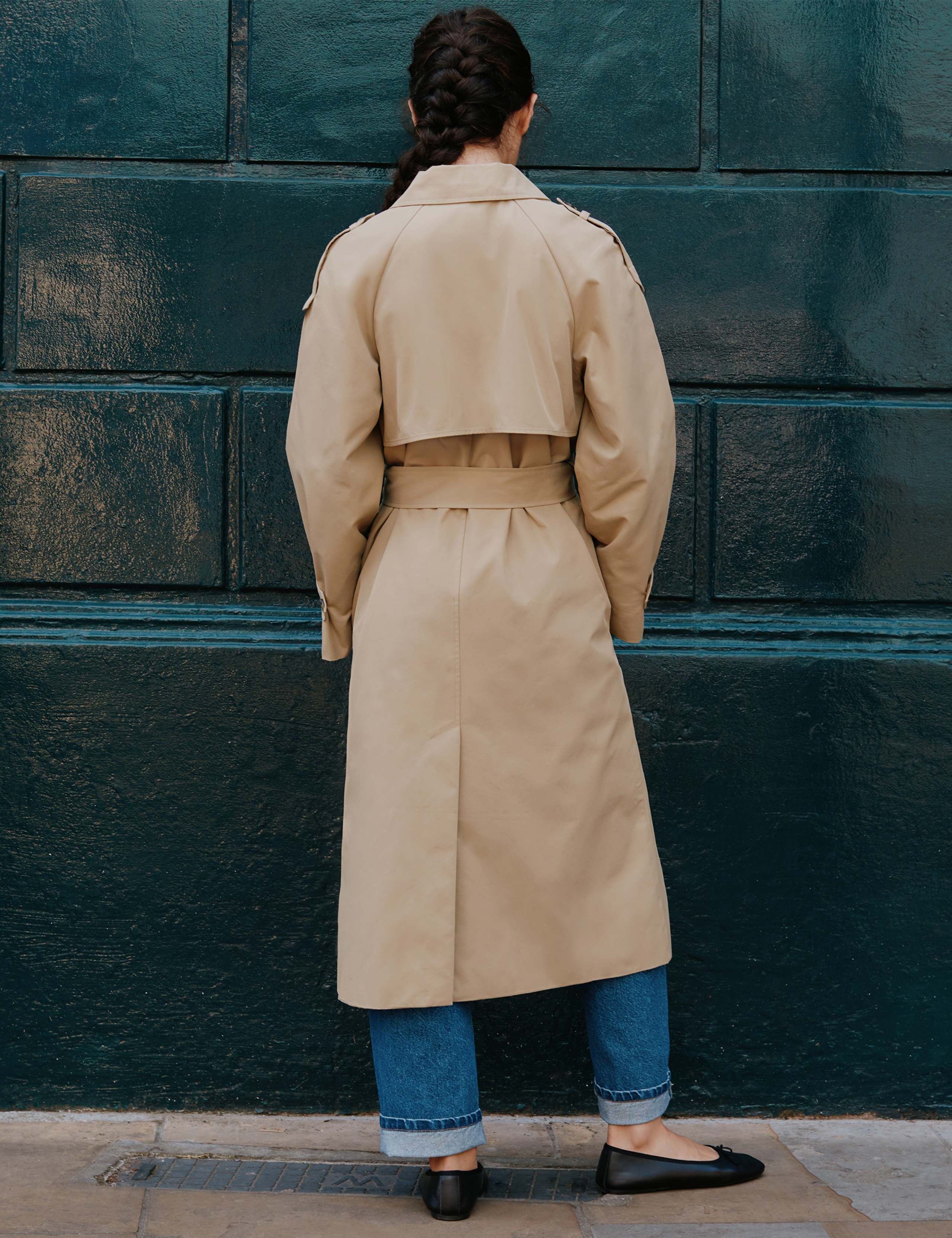 Cotton Rich Tailored Trench Coat 3 of 8