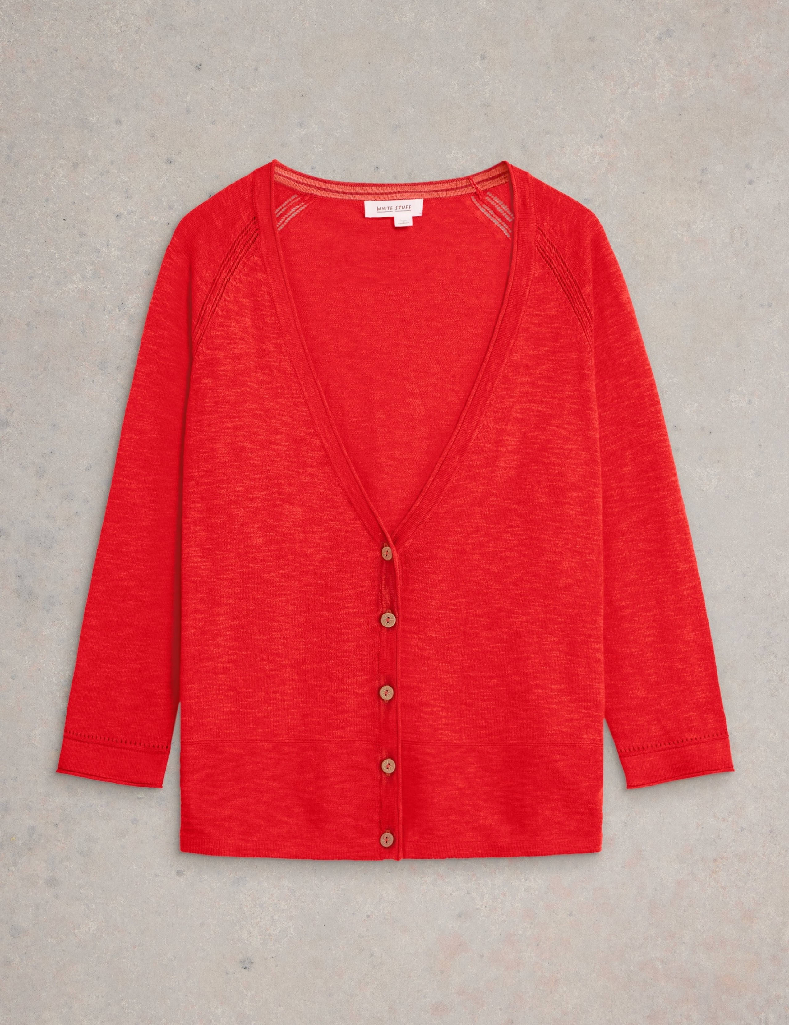 Cotton Rich V-Neck Cardigan 2 of 7
