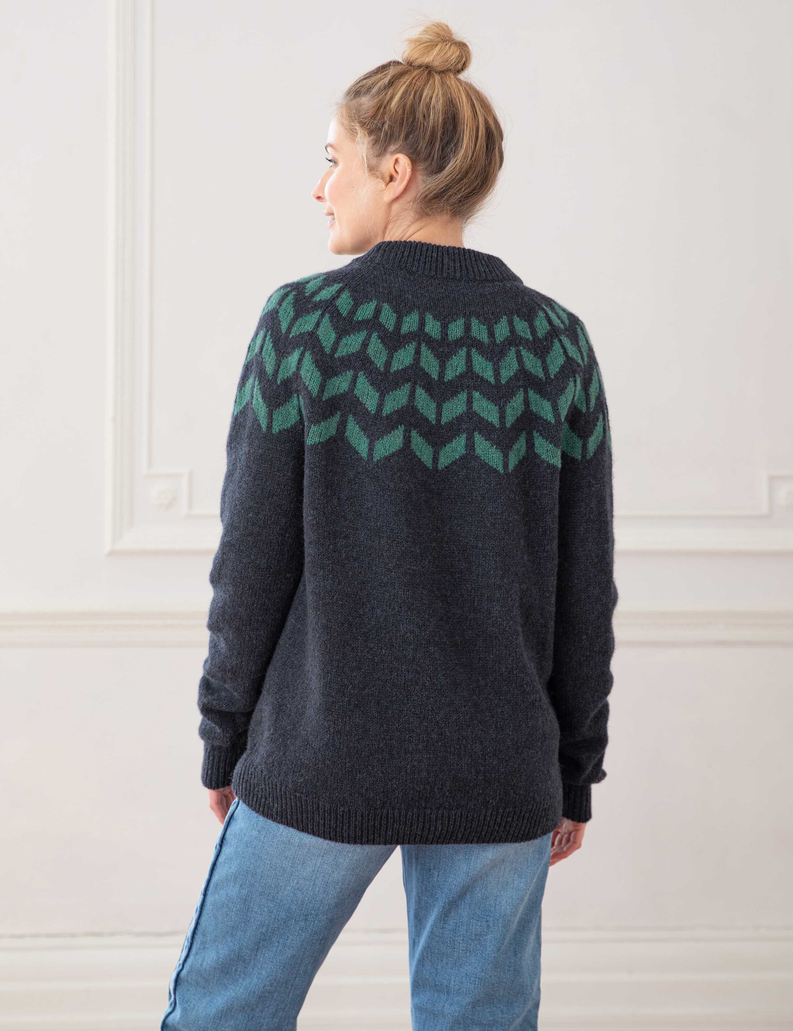 Pure Wool Crew Neck Jumper 4 of 5