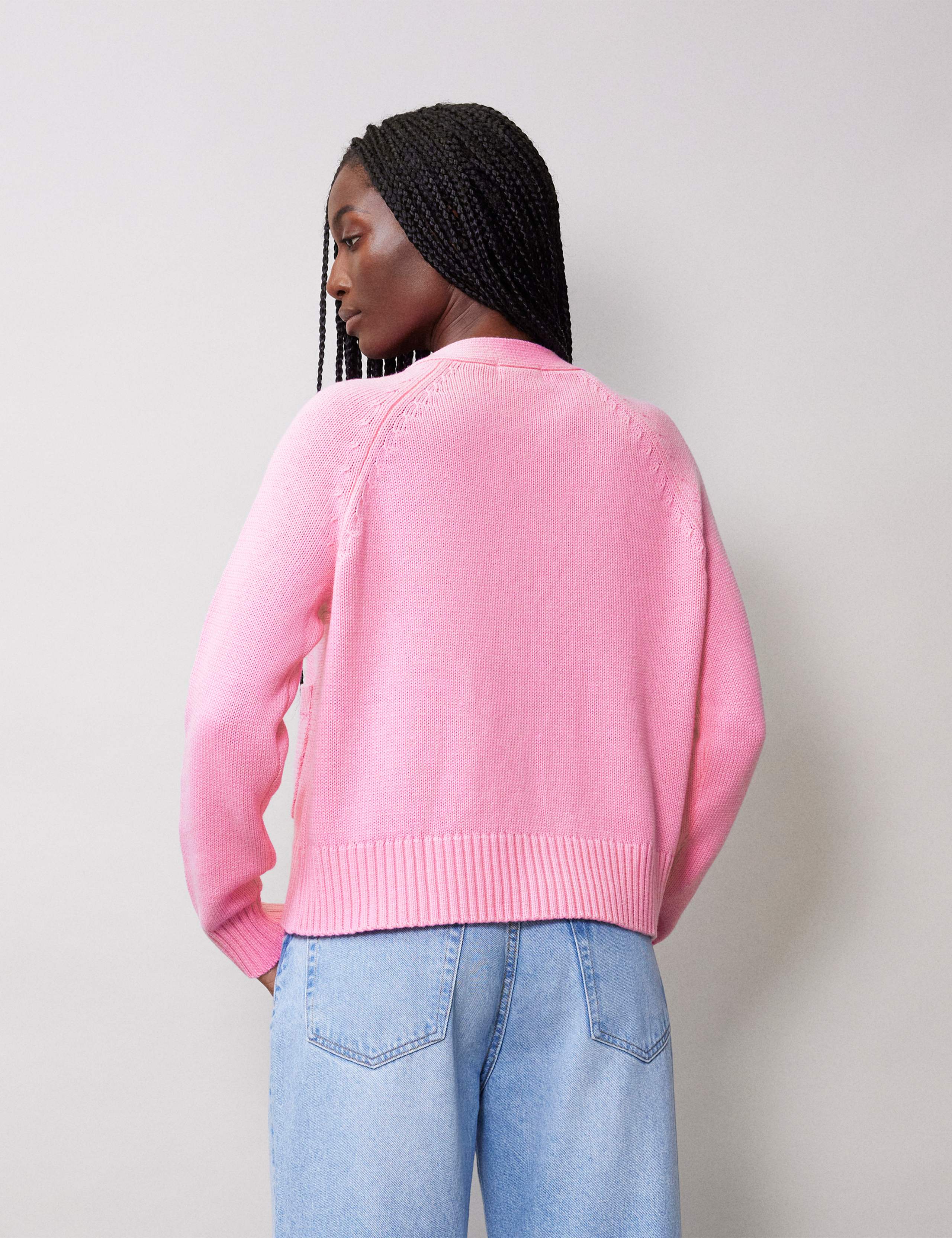 Pure Cotton Button Front Cardigan 2 of 3