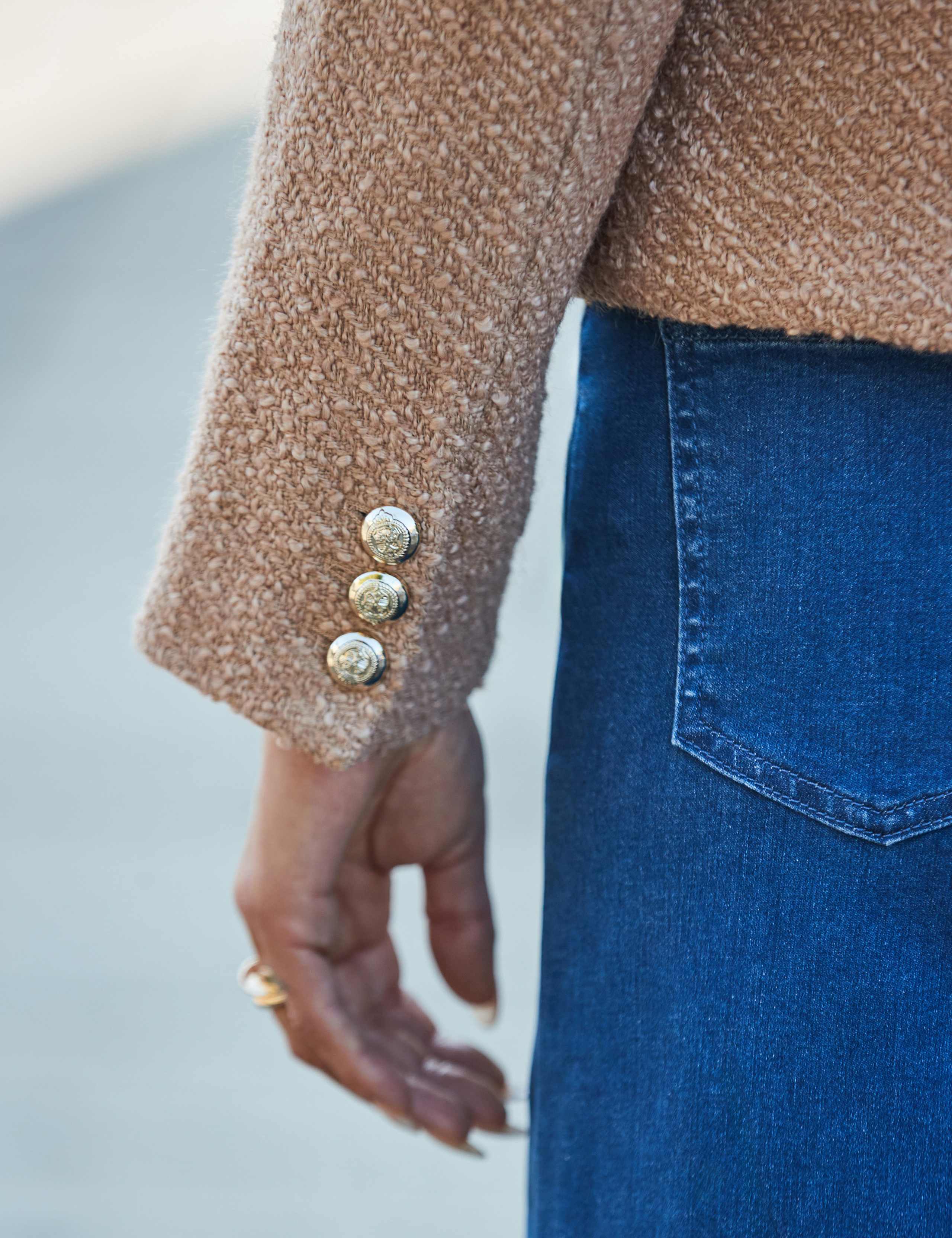 Boucle Pocket Detail Jacket 4 of 5
