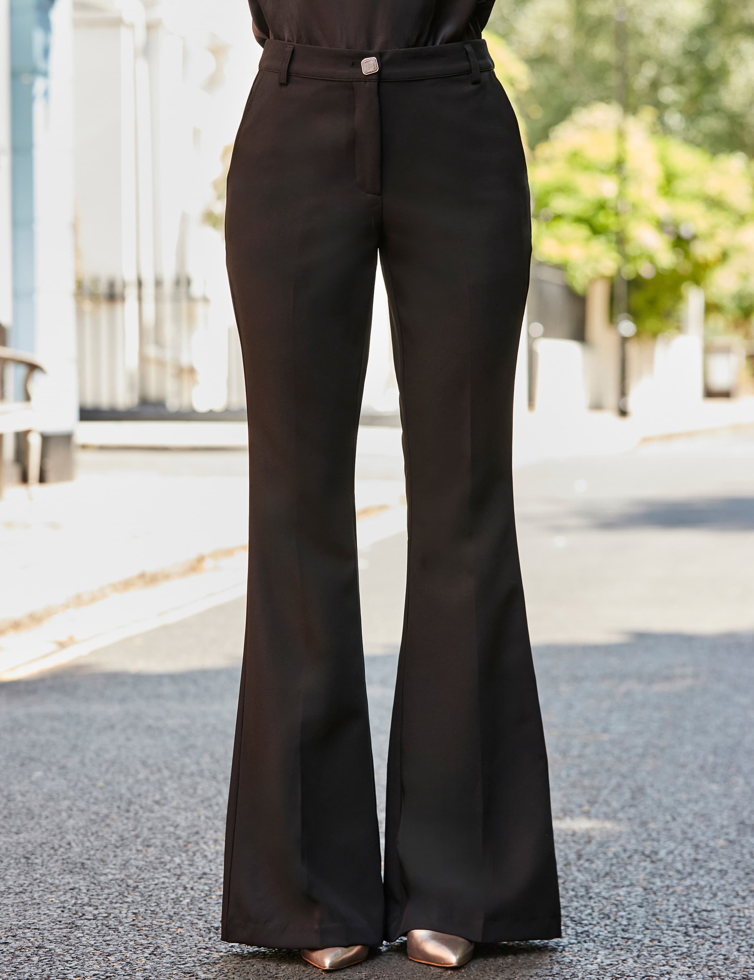 Slim Flared Trousers 2 of 5
