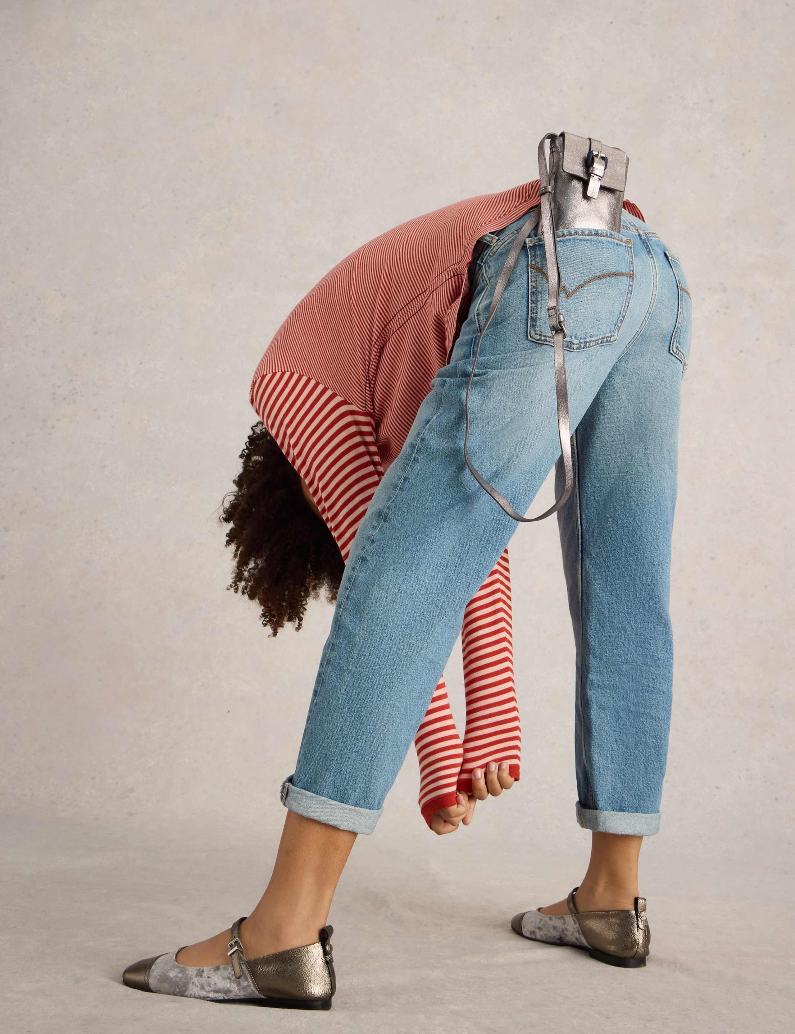 Pure Cotton Striped Sparkly Top 2 of 5