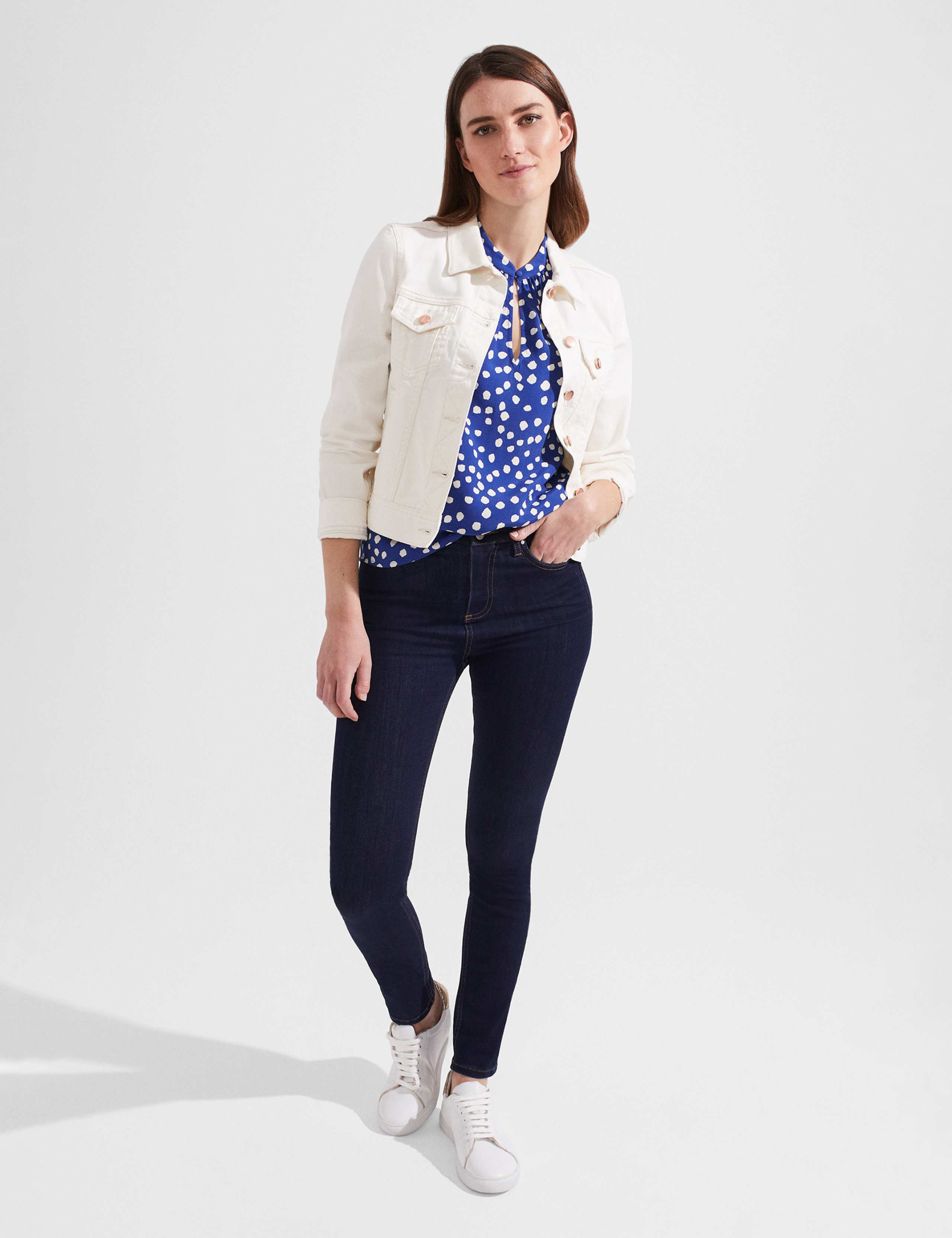 Polka Dot Round Neck Top 6 of 8