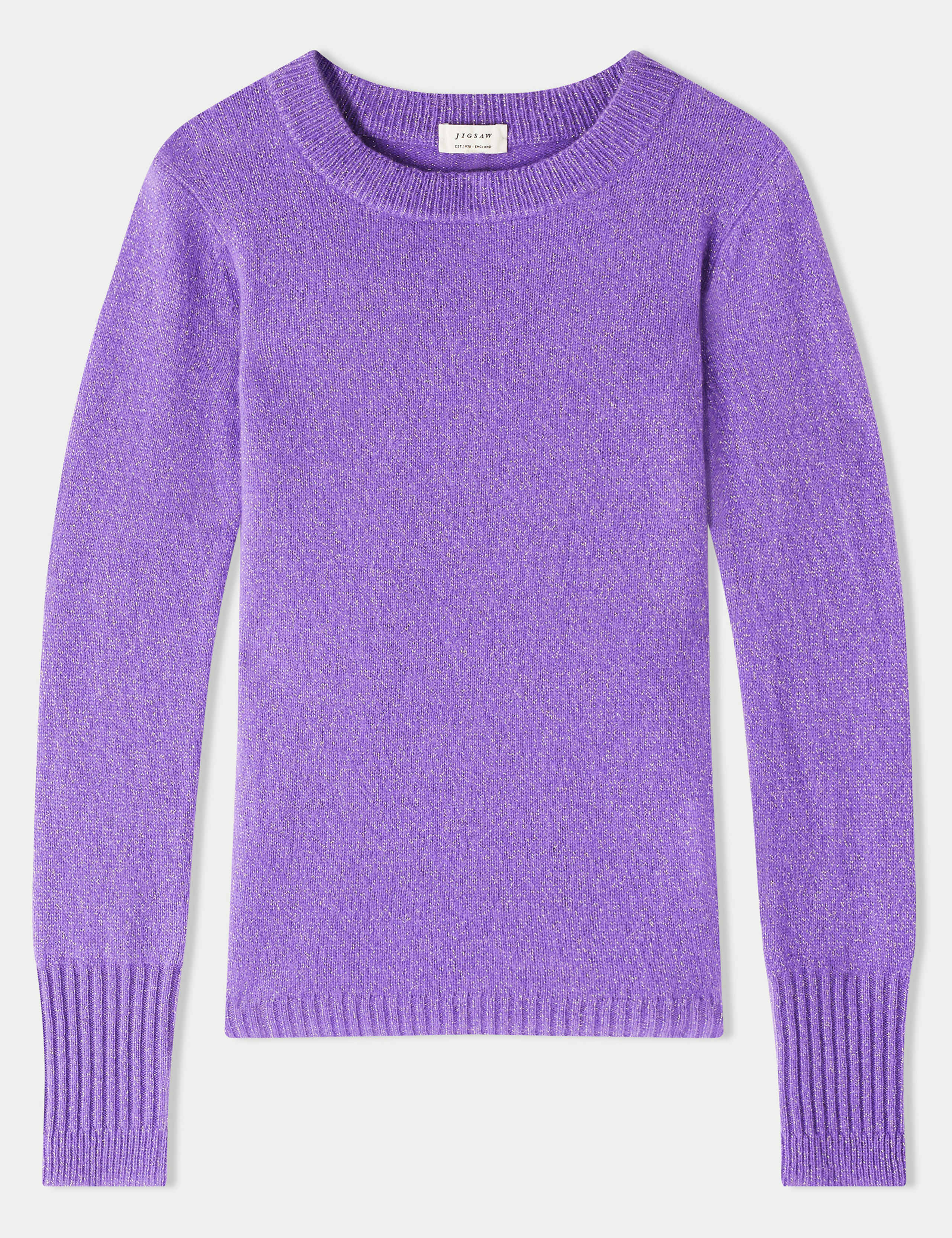 Cashmere Rich Sparkly Crew Neck Jumper 2 of 6