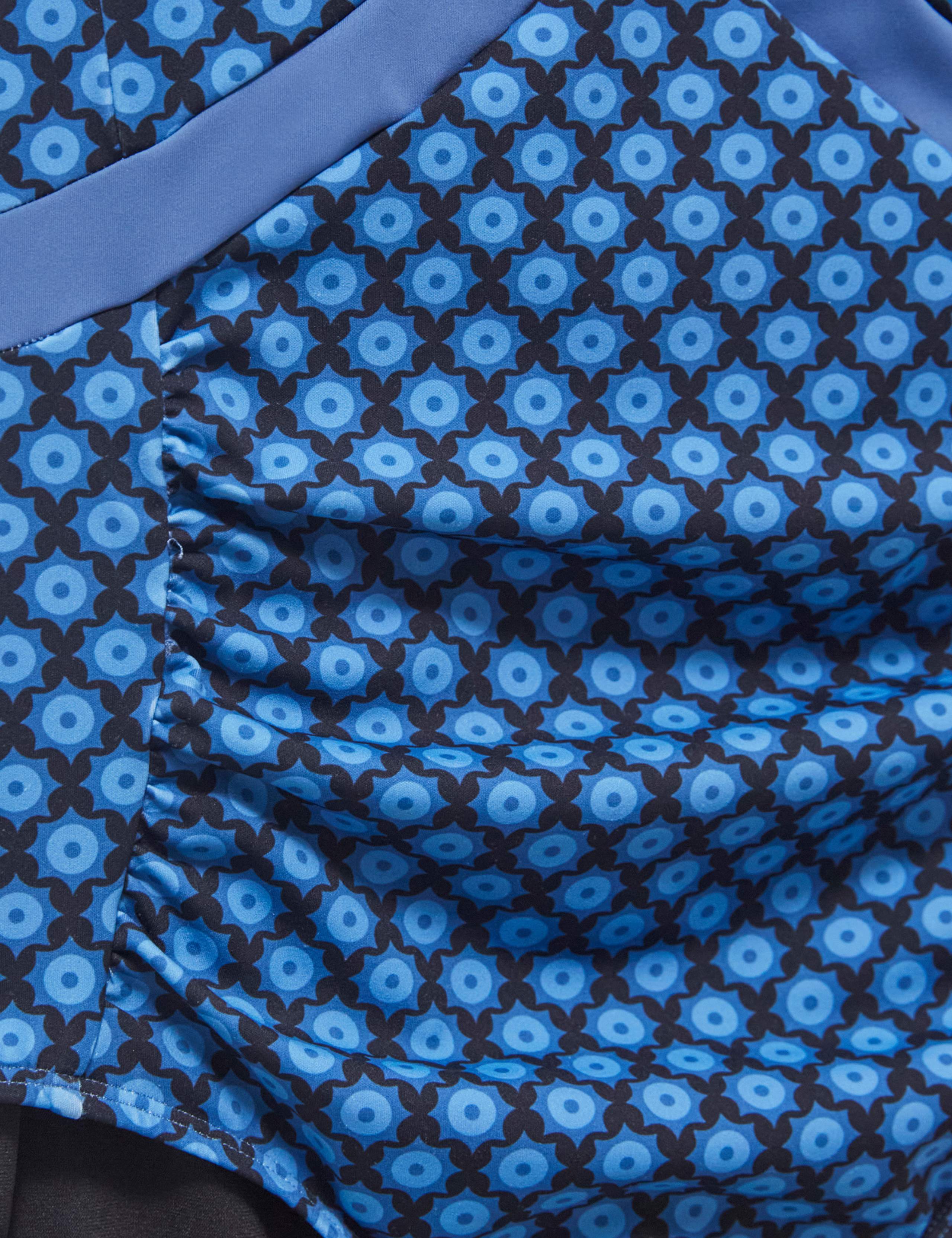 Printed Ruched Halterneck Swimsuit 7 of 7