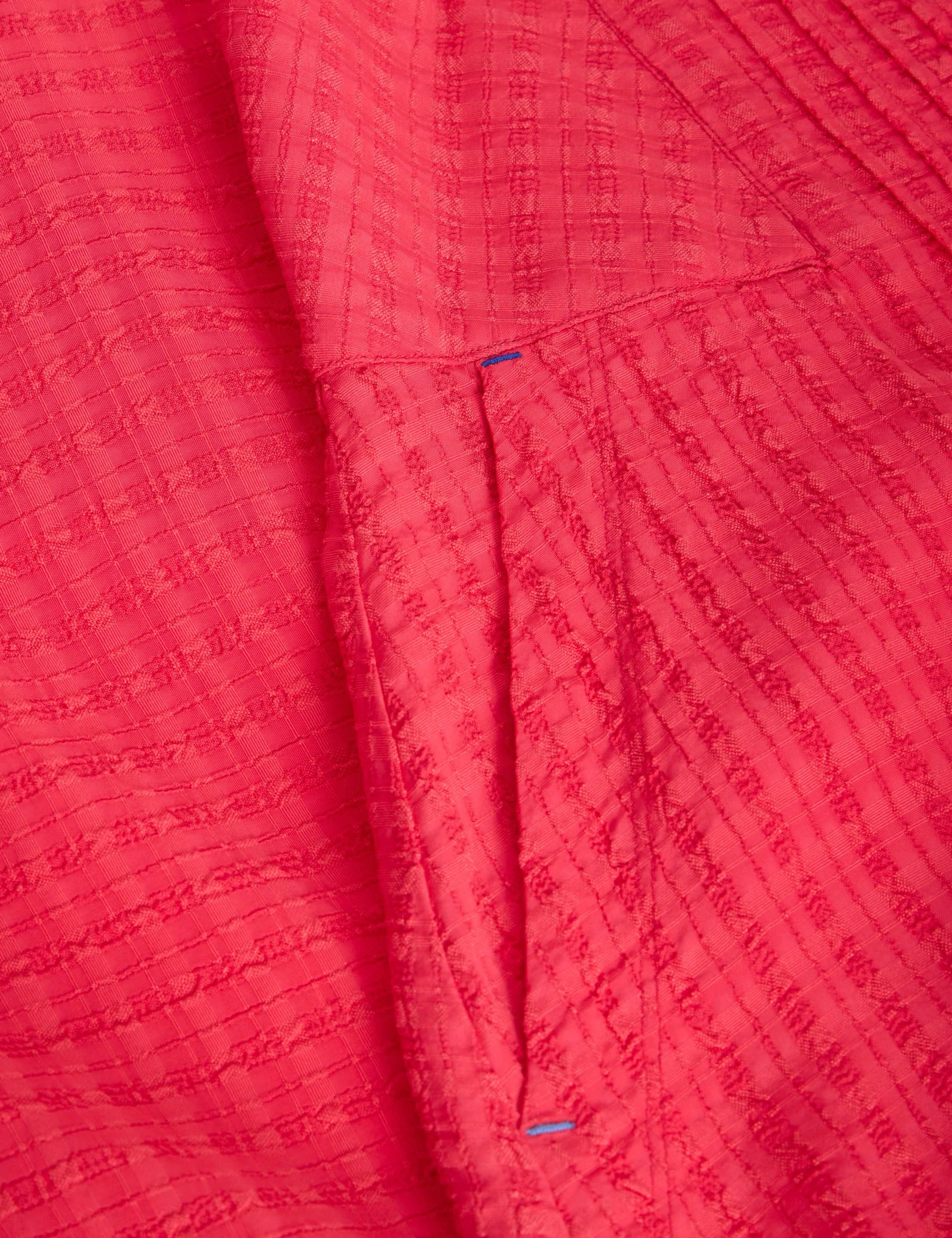 Textured Pleated Midi Skirt 6 of 6