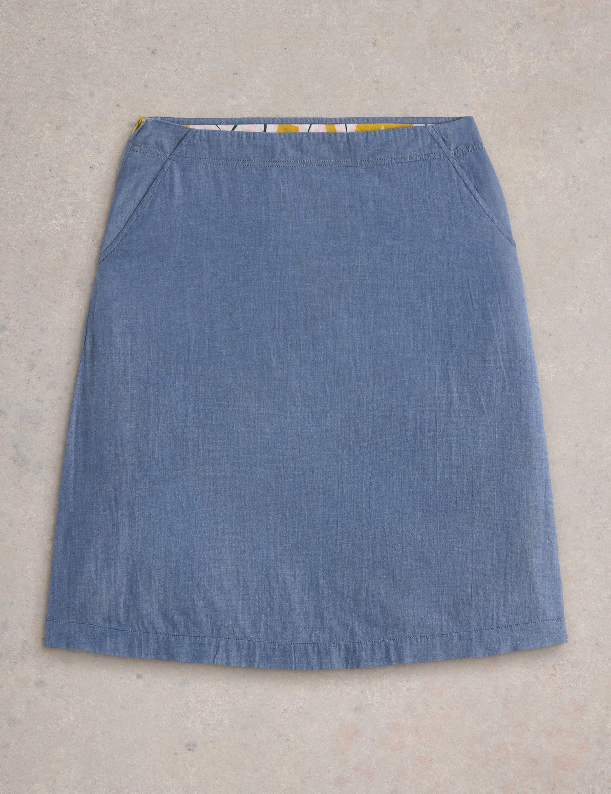 Pure Cotton Printed Reversible ALine Skirt 7 of 7