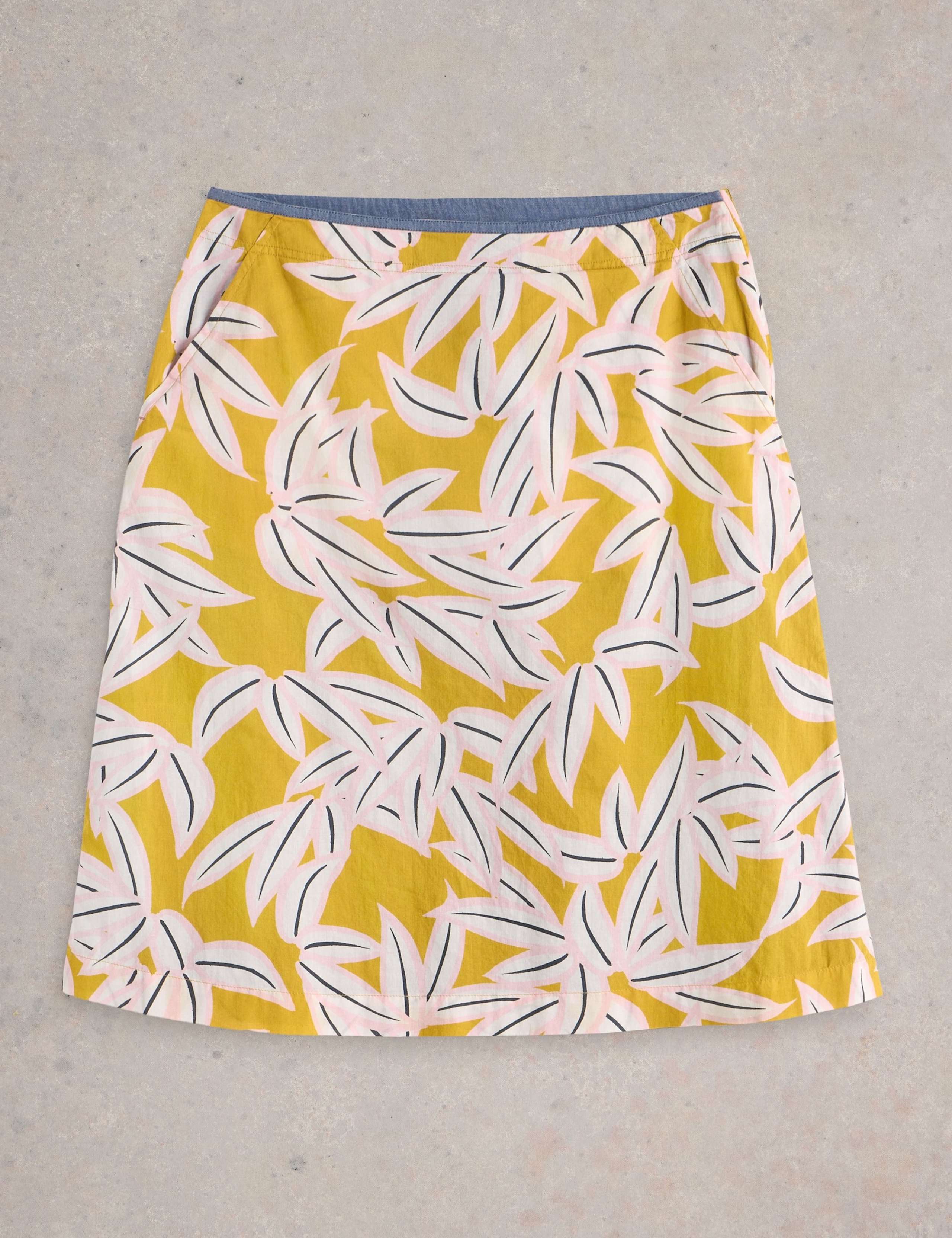 Pure Cotton Printed Reversible ALine Skirt 2 of 7