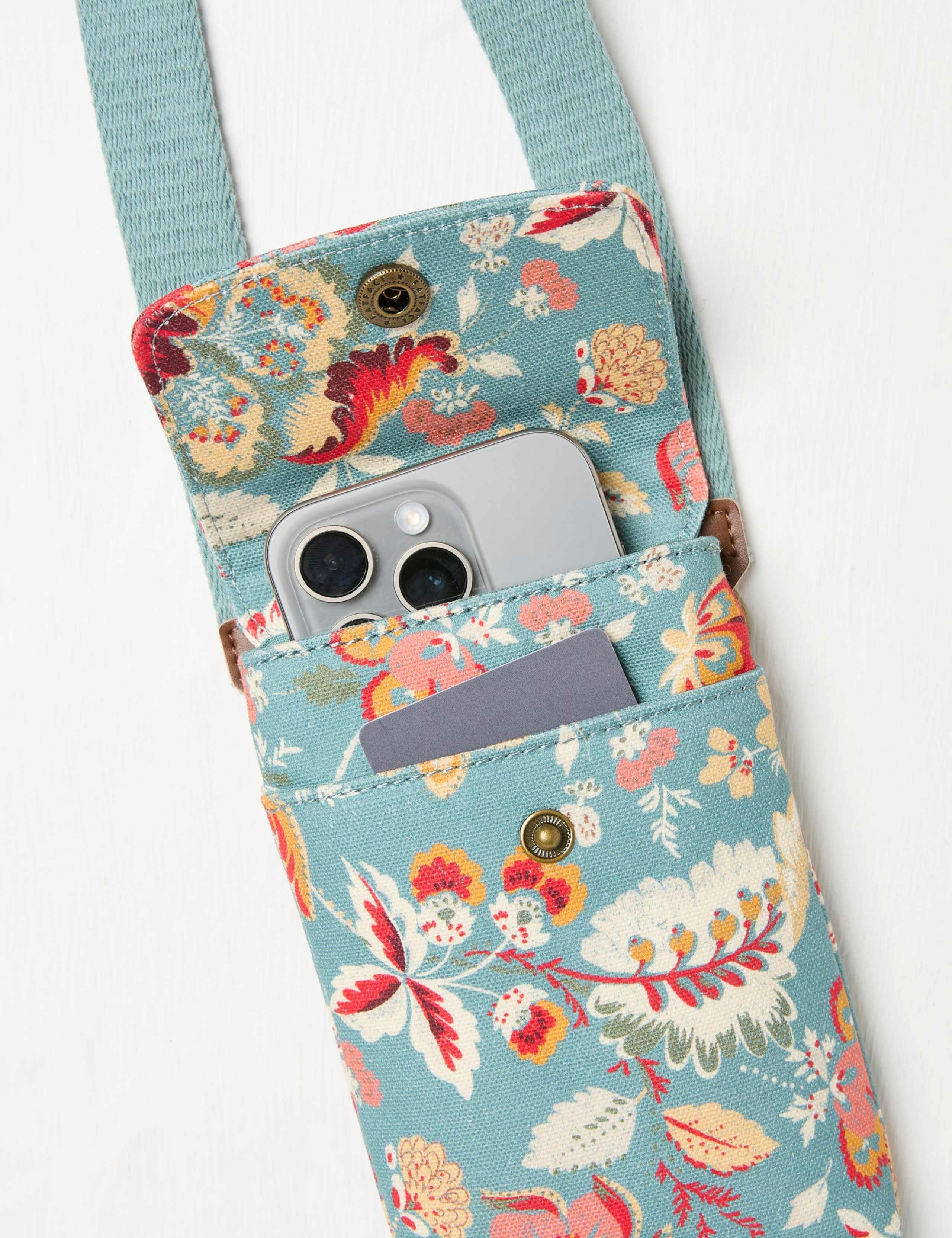 Canvas Cross Body Phone Bag 2 of 2