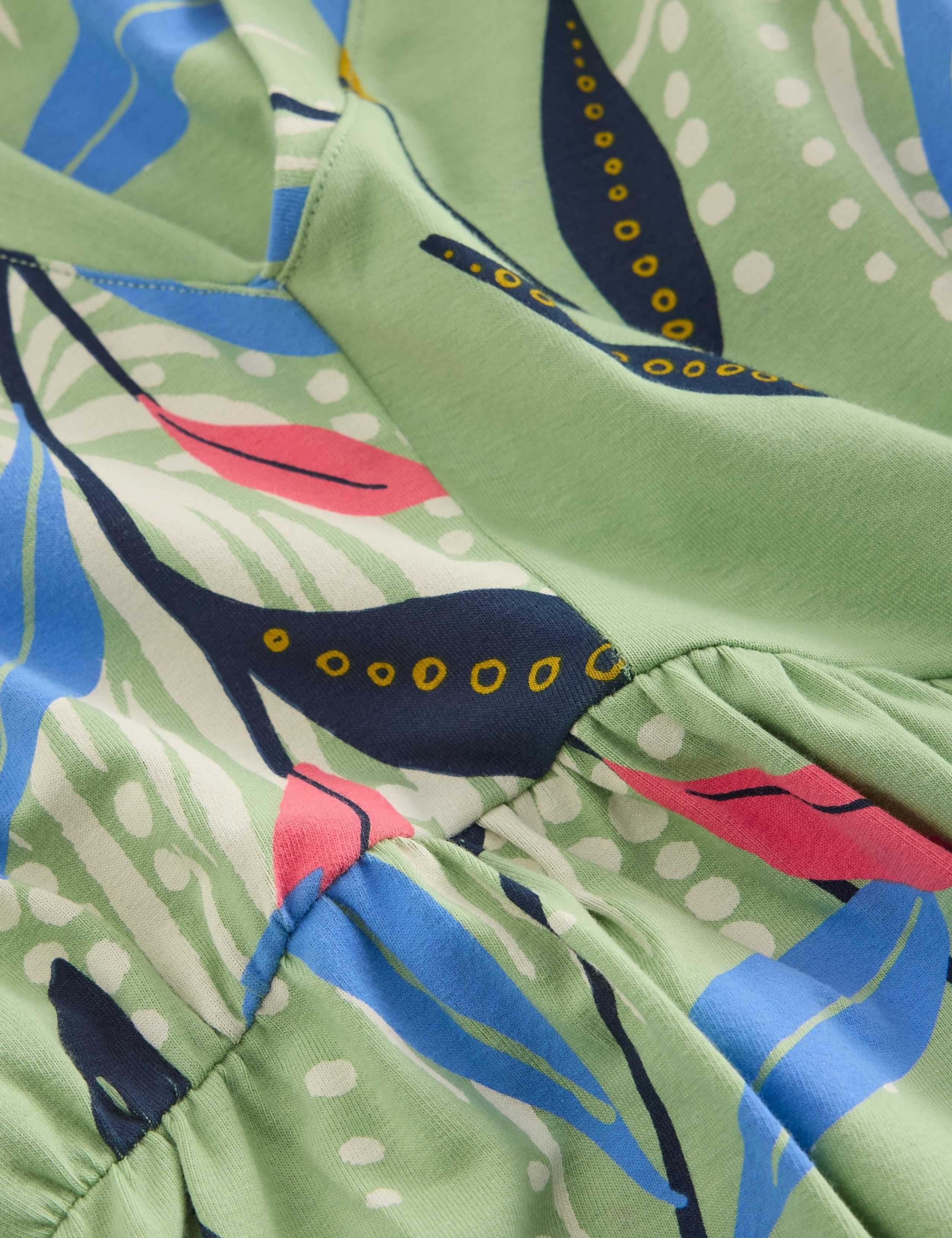 Jersey Printed V-Neck Maxi Tea Dress 6 of 6