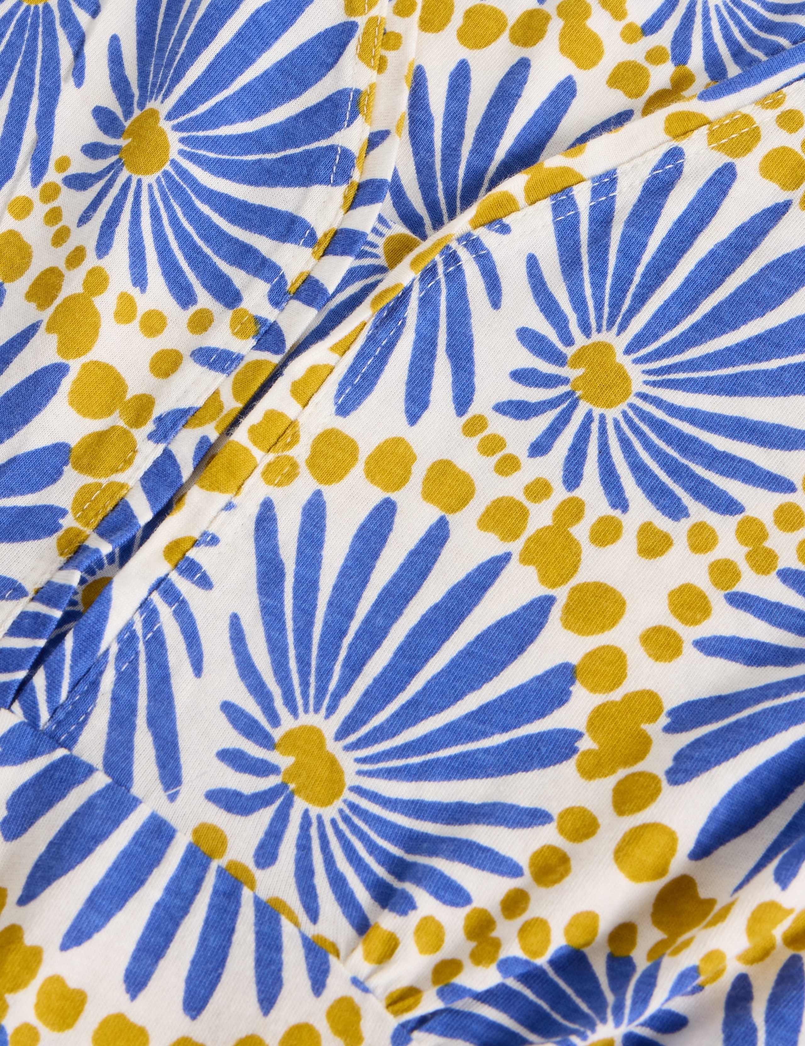 Jersey Printed V-Neck Midi Tea Dress 6 of 6