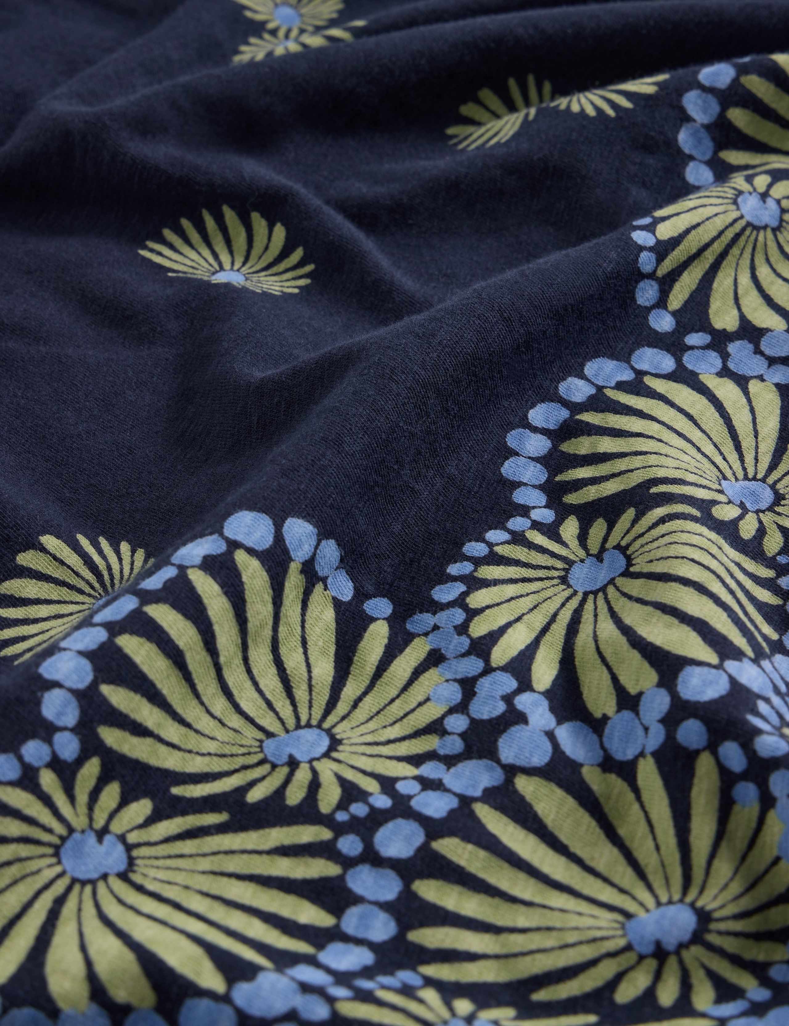 Pure Cotton Jersey Printed Smock Dress 6 of 6