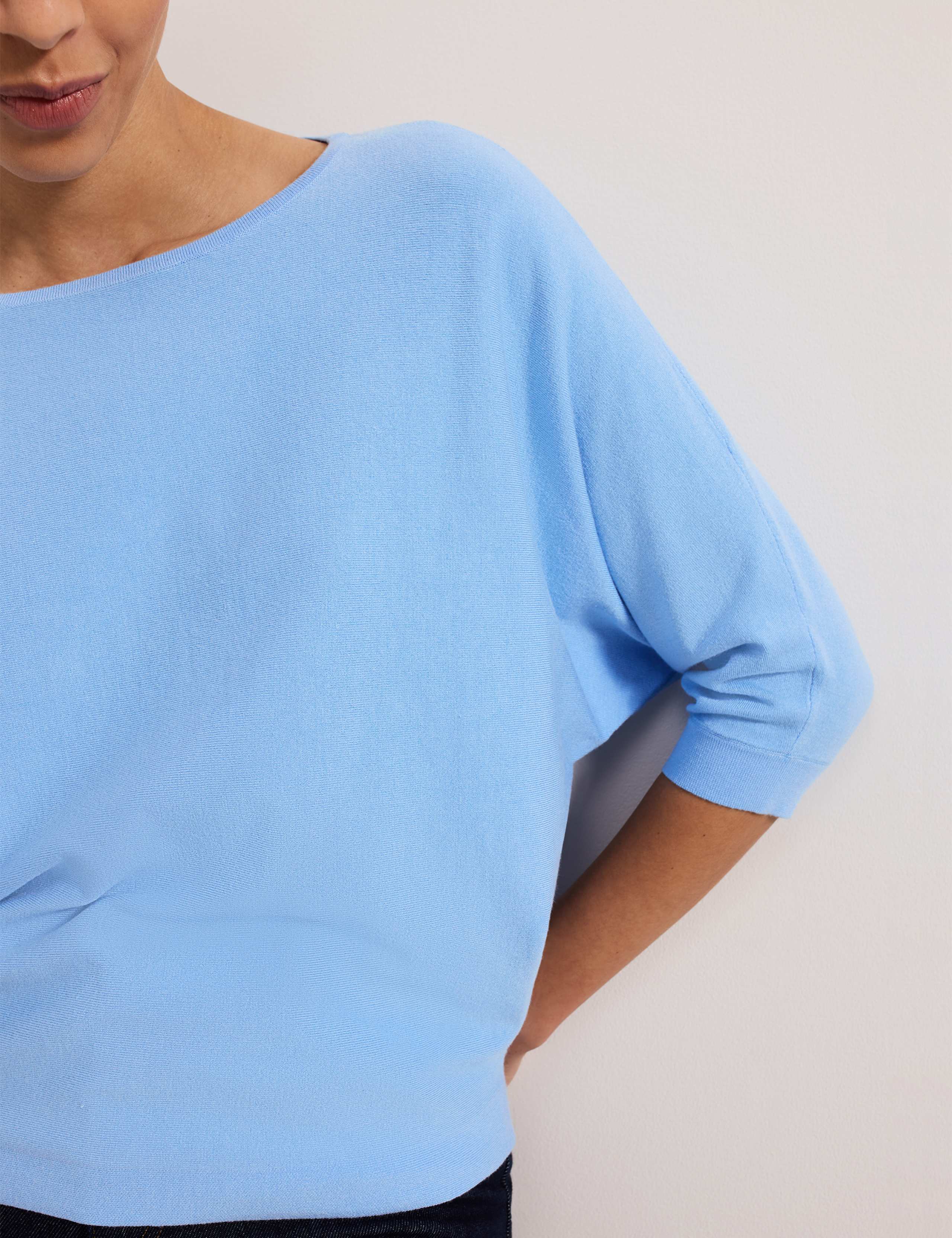 Slash Neck Batwing Sleeve Jumper 6 of 8