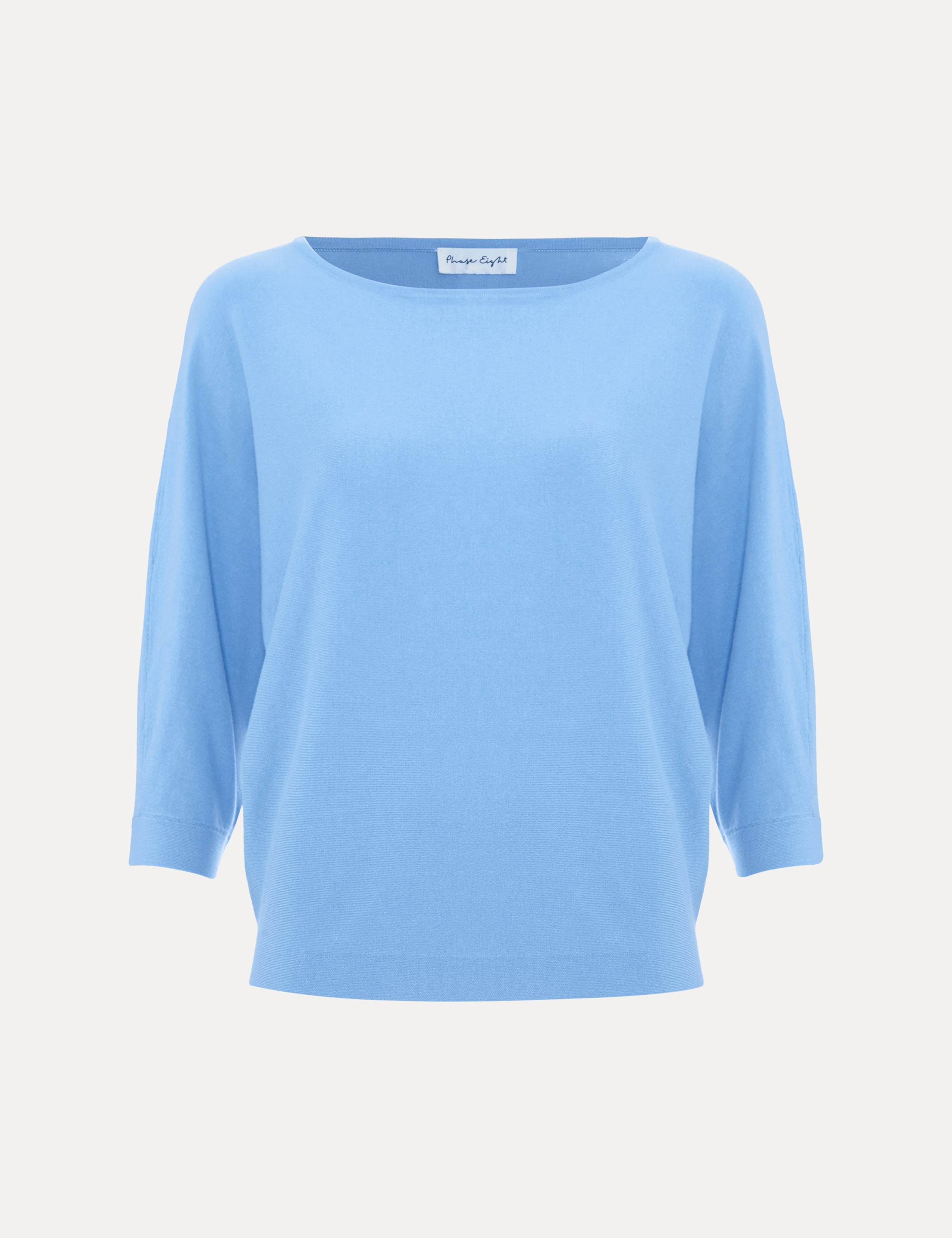 Slash Neck Batwing Sleeve Jumper 2 of 8