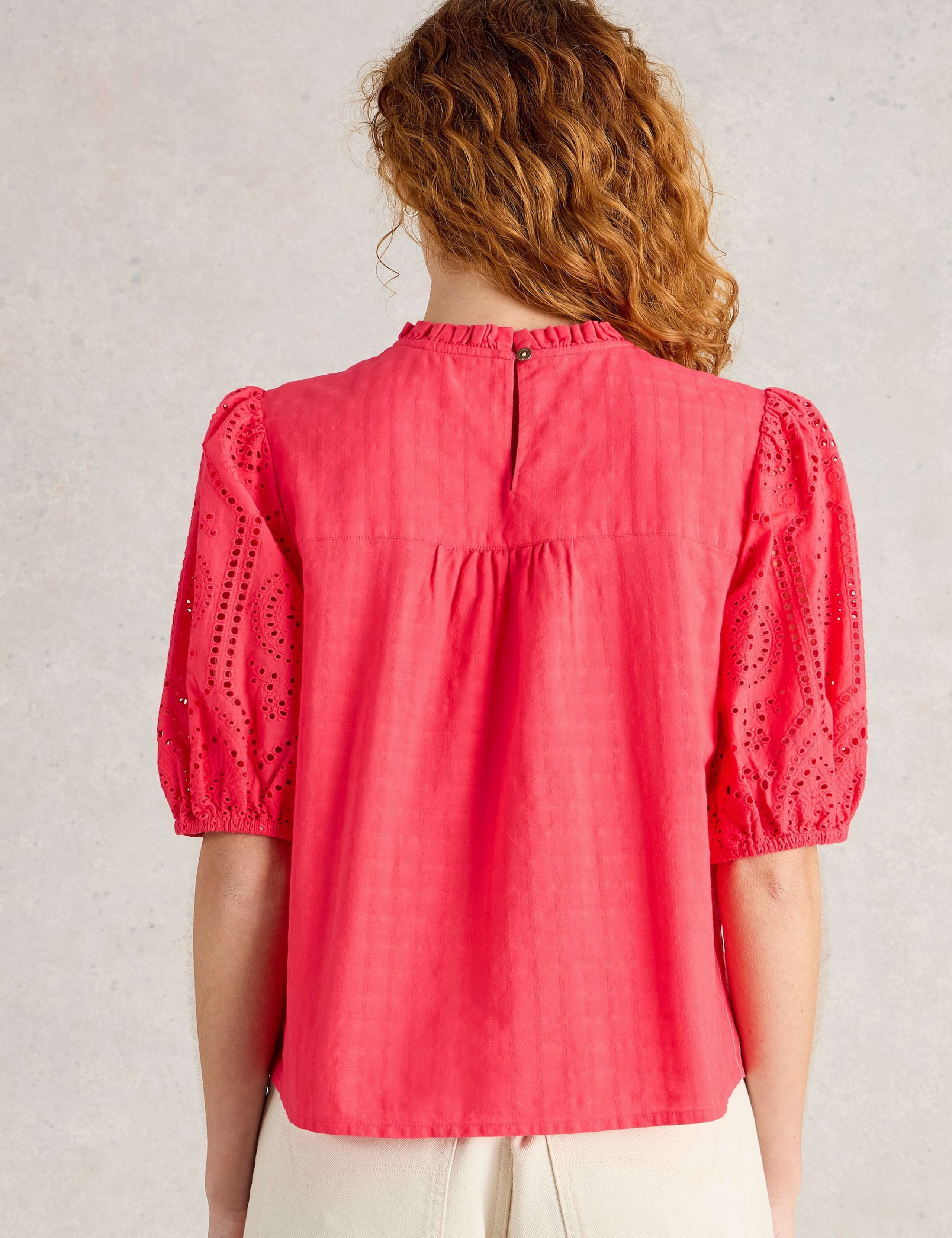 Pure Cotton Broderie Top 4 of 6