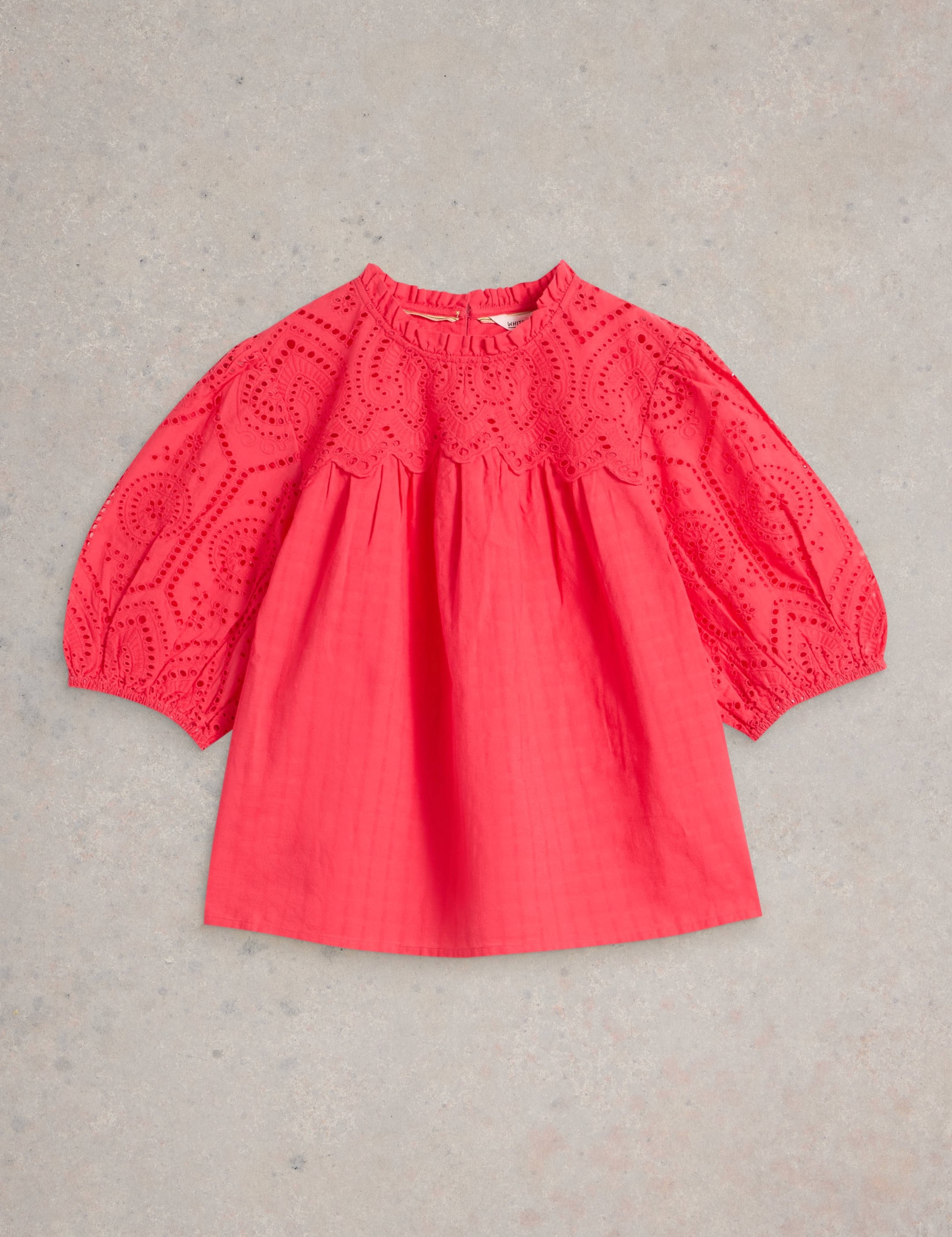 Pure Cotton Broderie Top 2 of 6