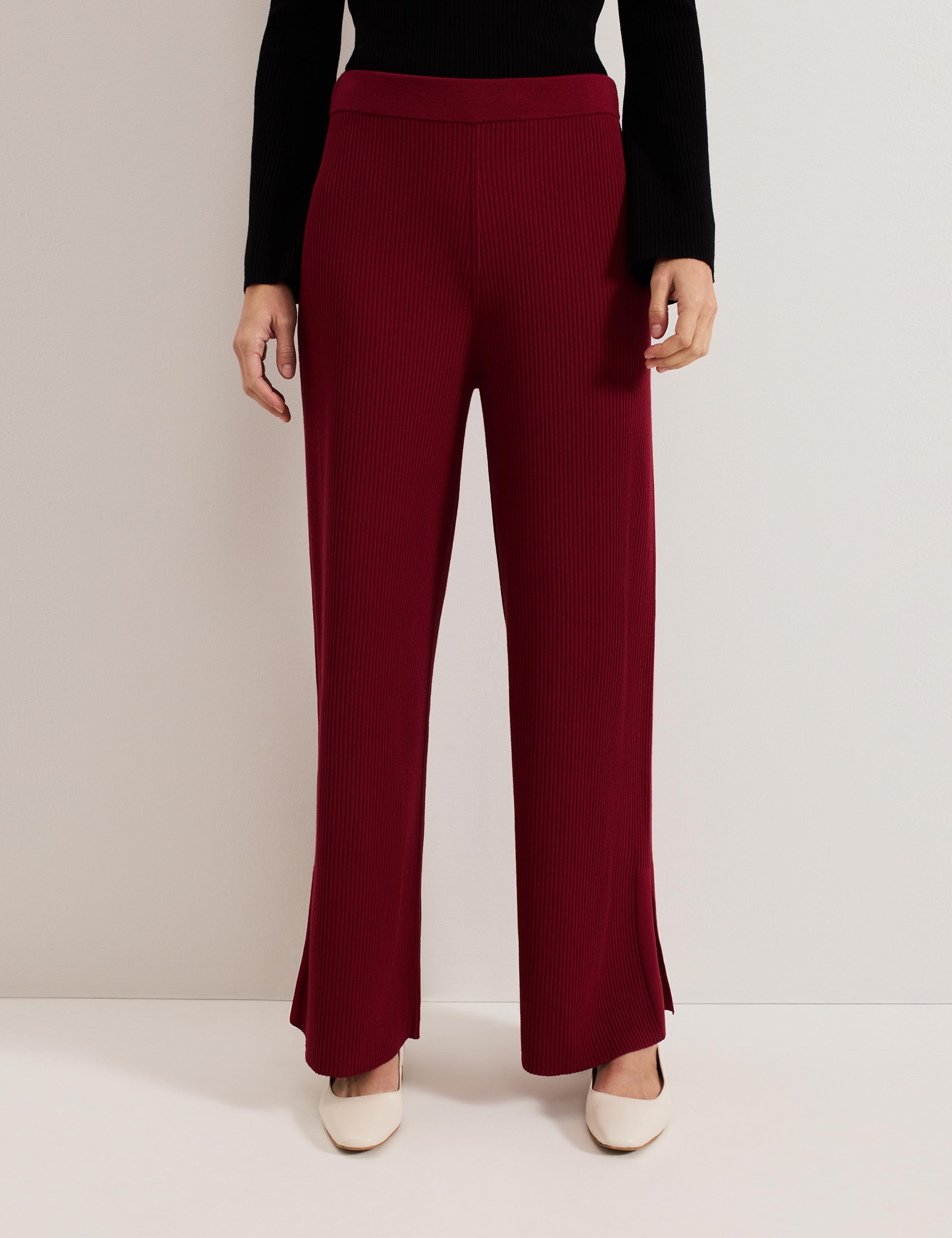 Ribbed Wide Leg Trousers 3 of 7