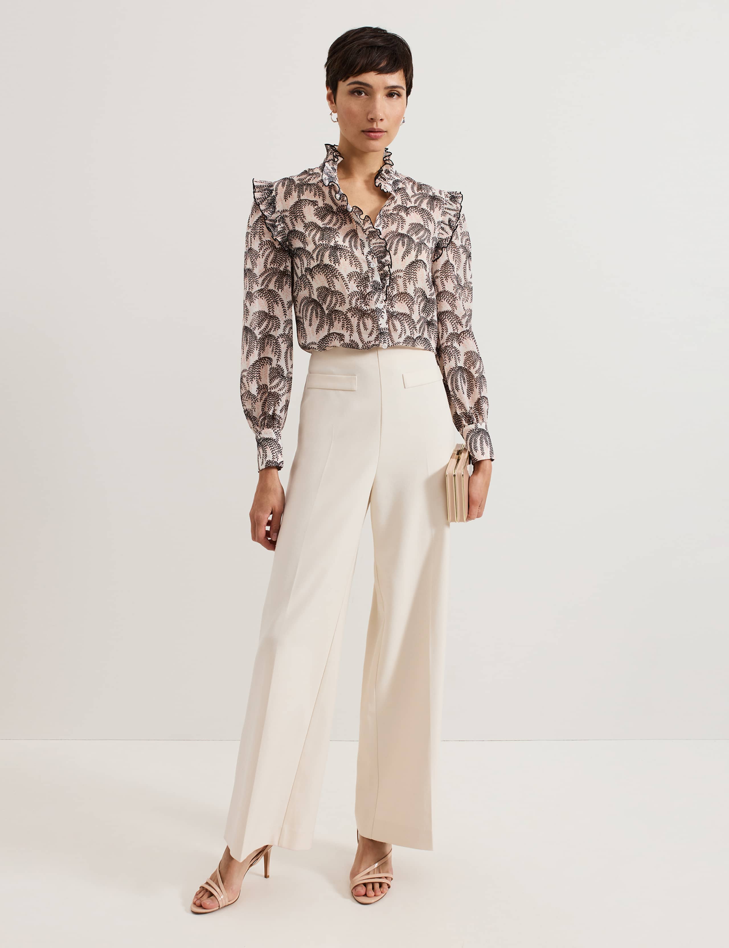 Printed High Neck Blouse 6 of 7