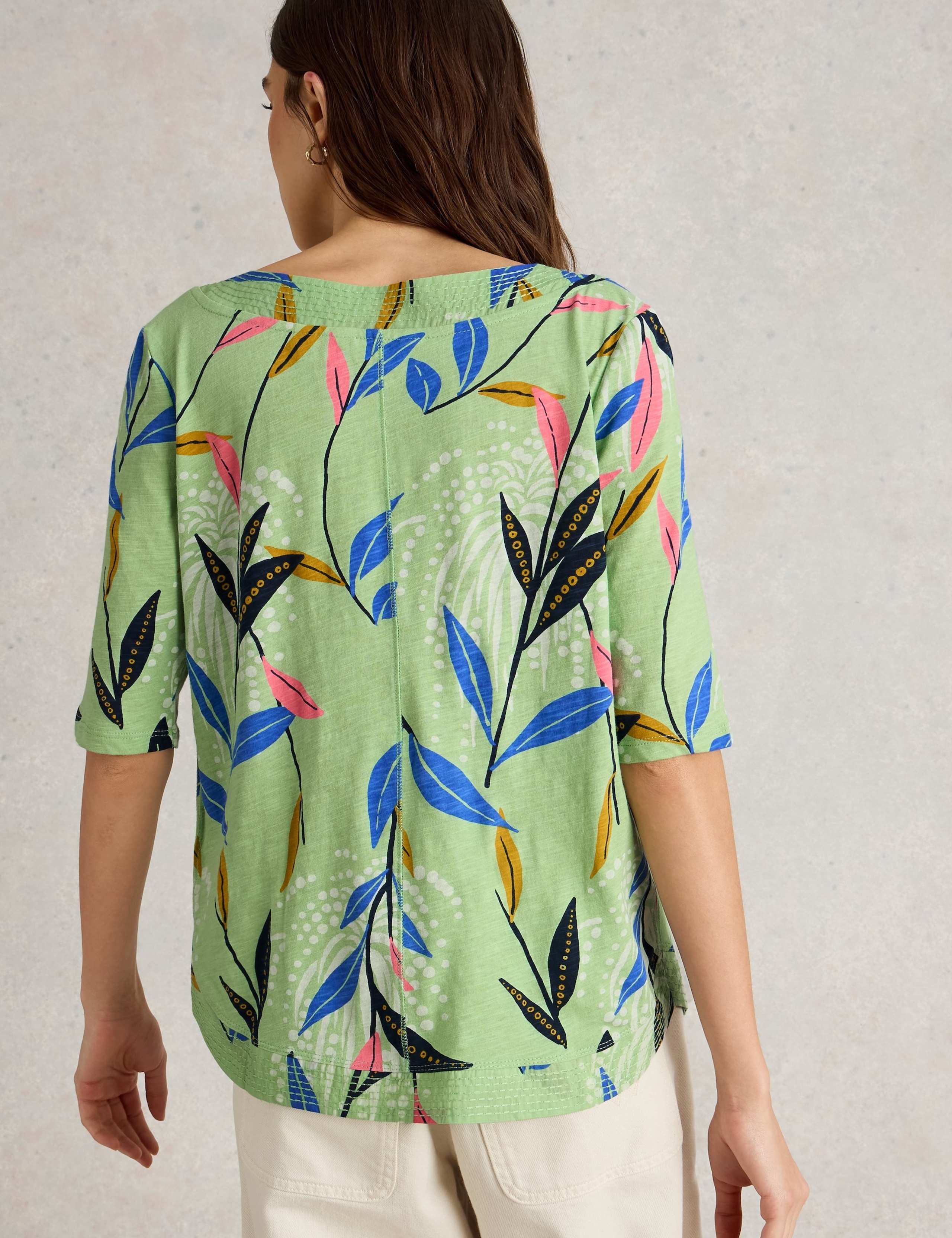 Jersey Leaf Print TShirt 4 of 6