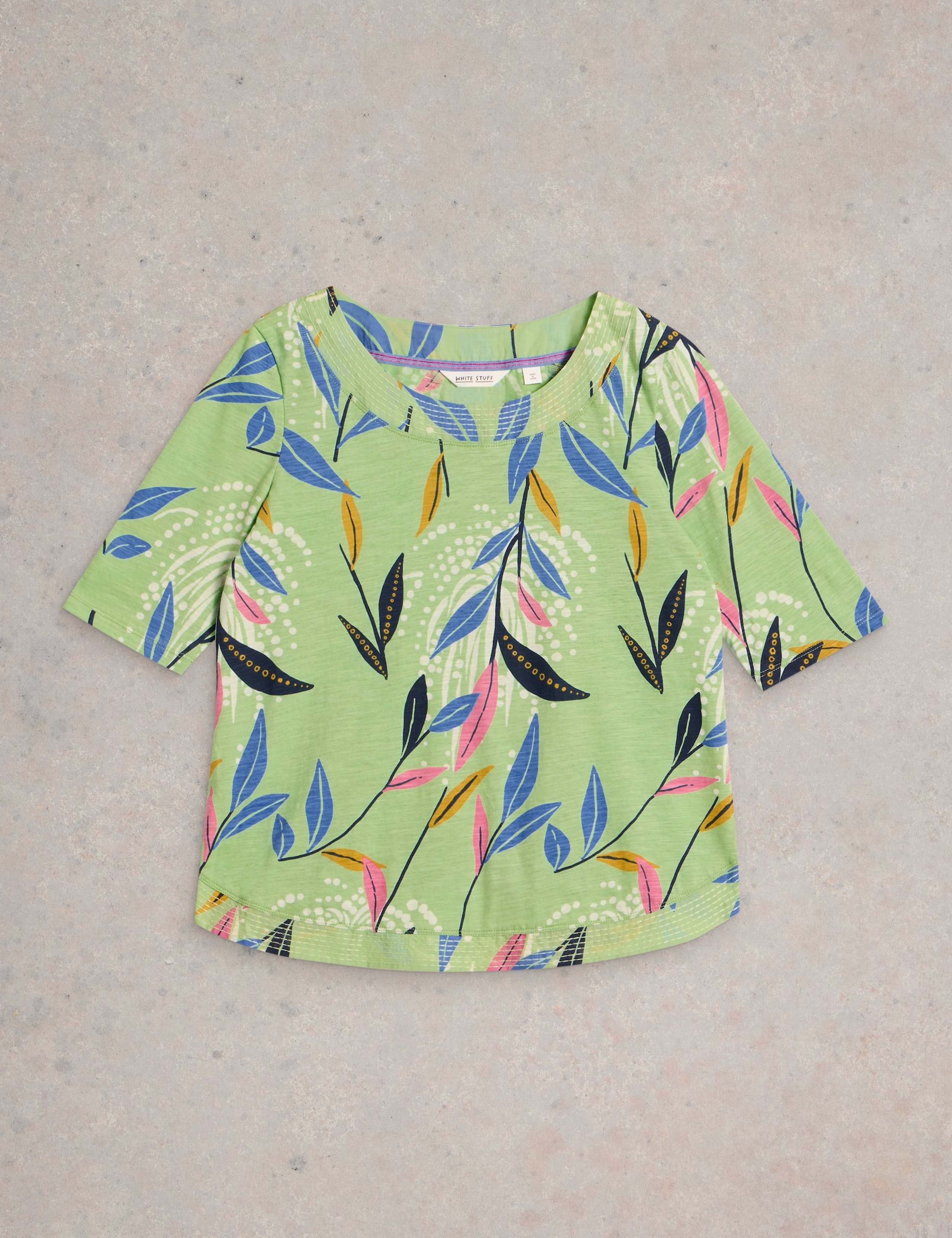 Jersey Leaf Print TShirt 2 of 6