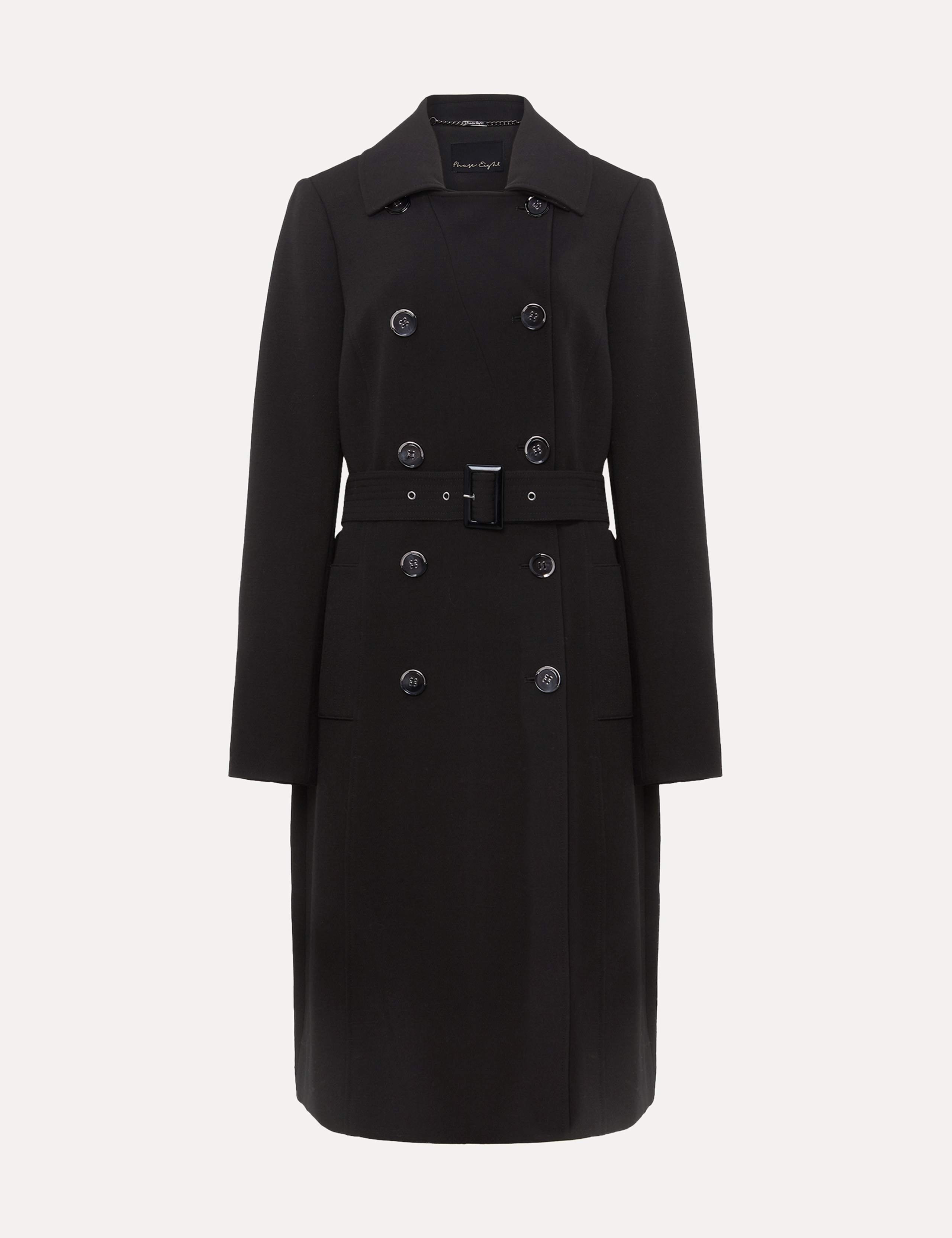 Belted Double Breasted Trench Coat 2 of 6