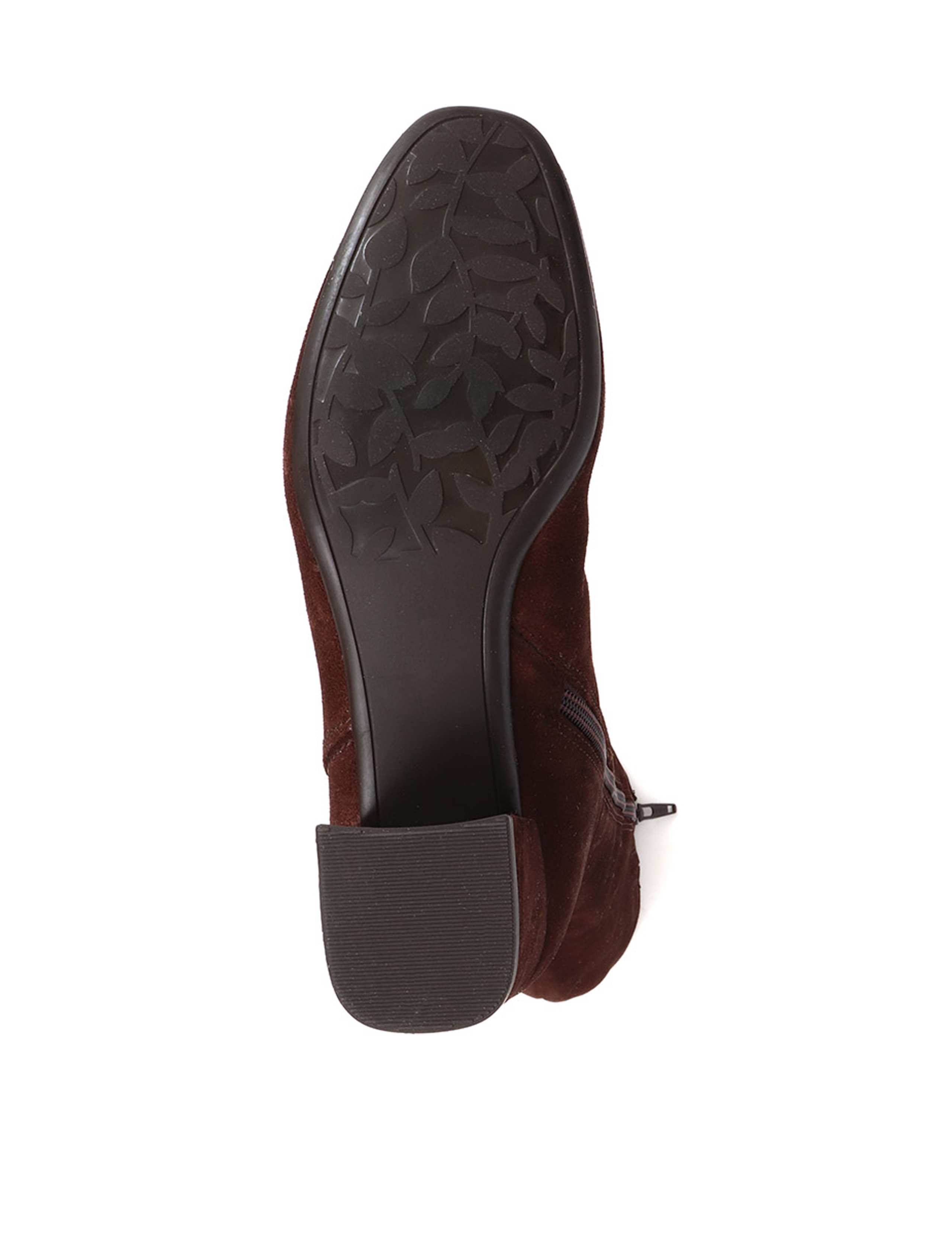 Suede Block Heel Knee High Boots 5 of 6