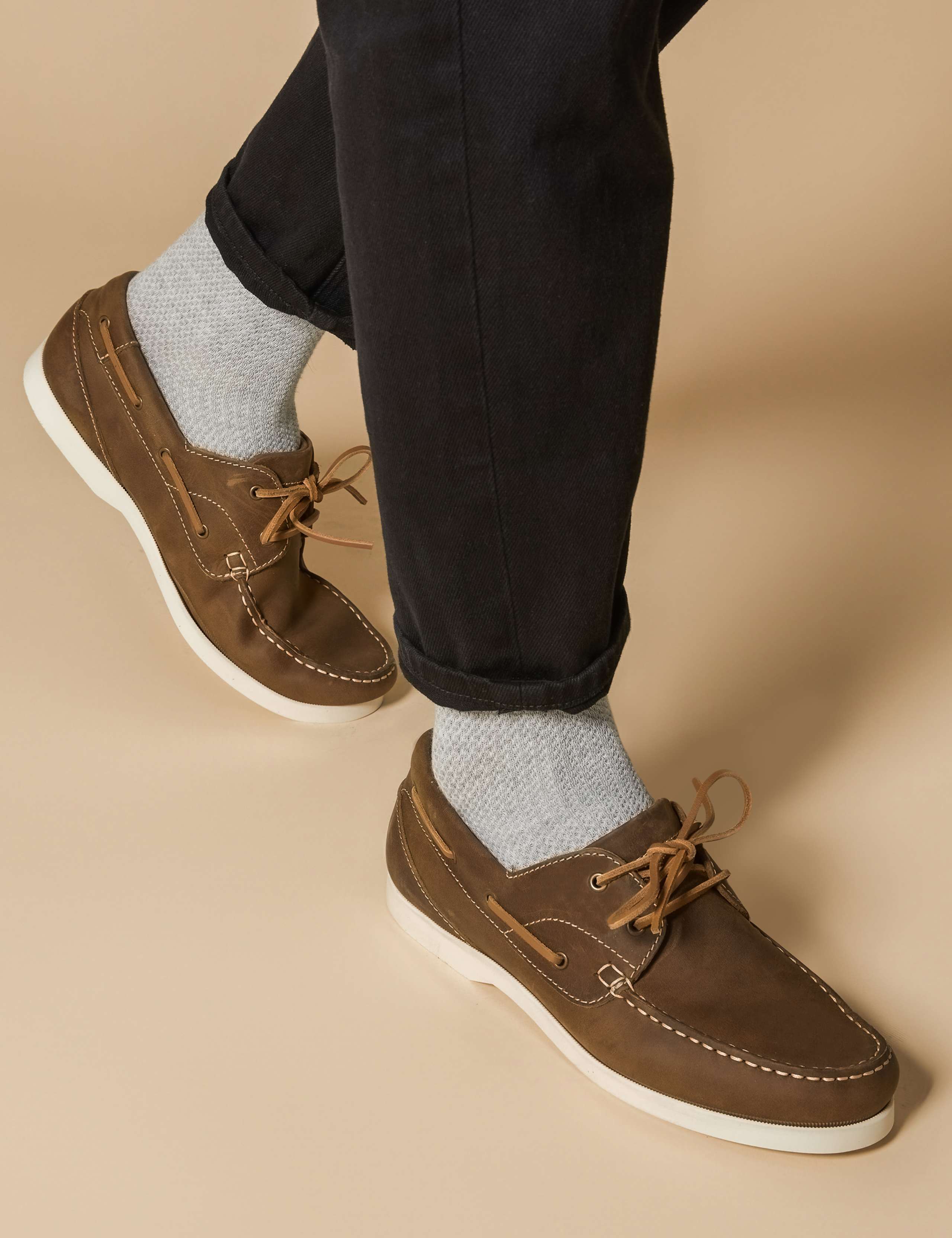 Leather Boat Shoes 1 of 7