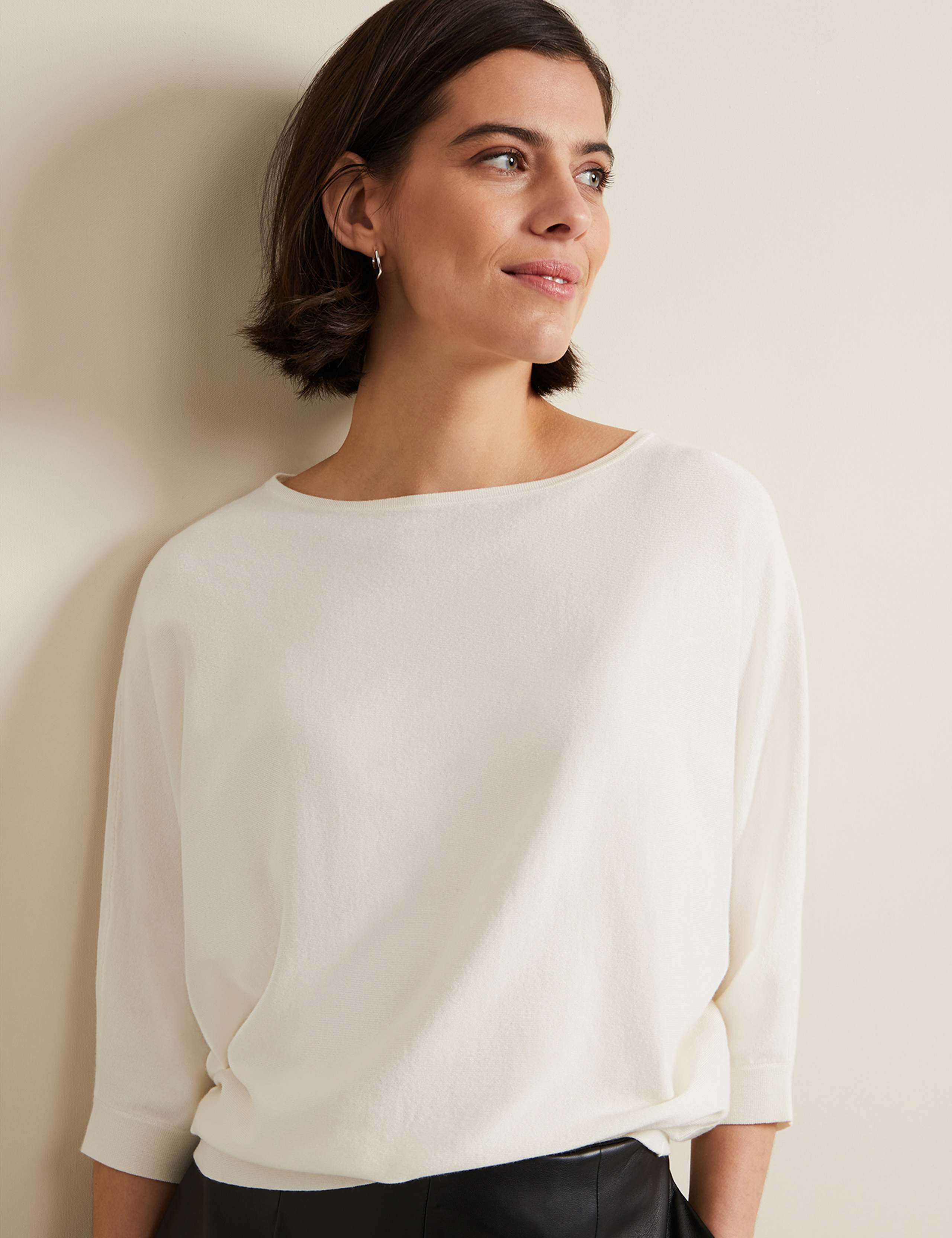 Slash Neck Batwing Sleeve Jumper 6 of 7