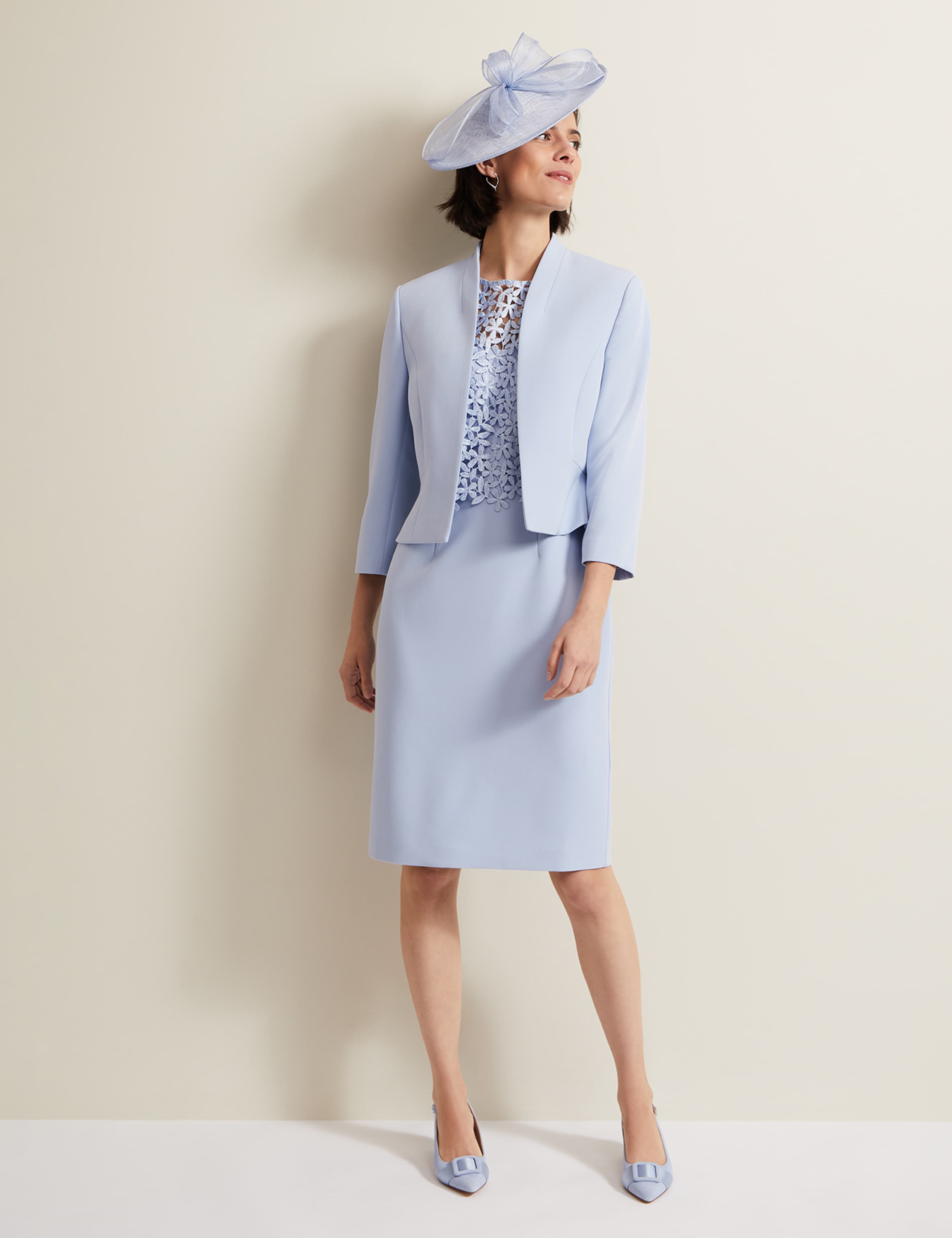 Collarless Short Jacket 3 of 6