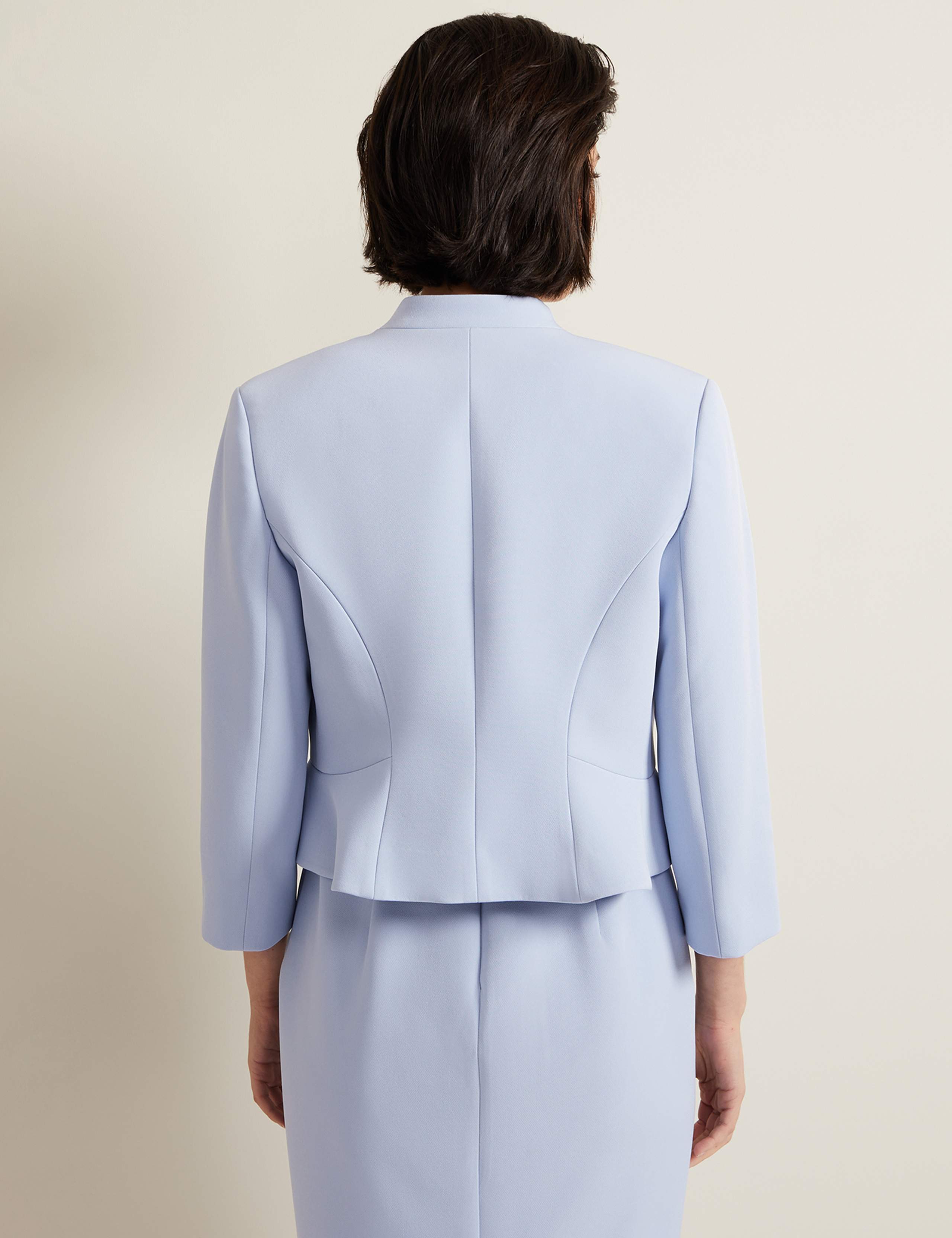 Collarless Short Jacket 4 of 6