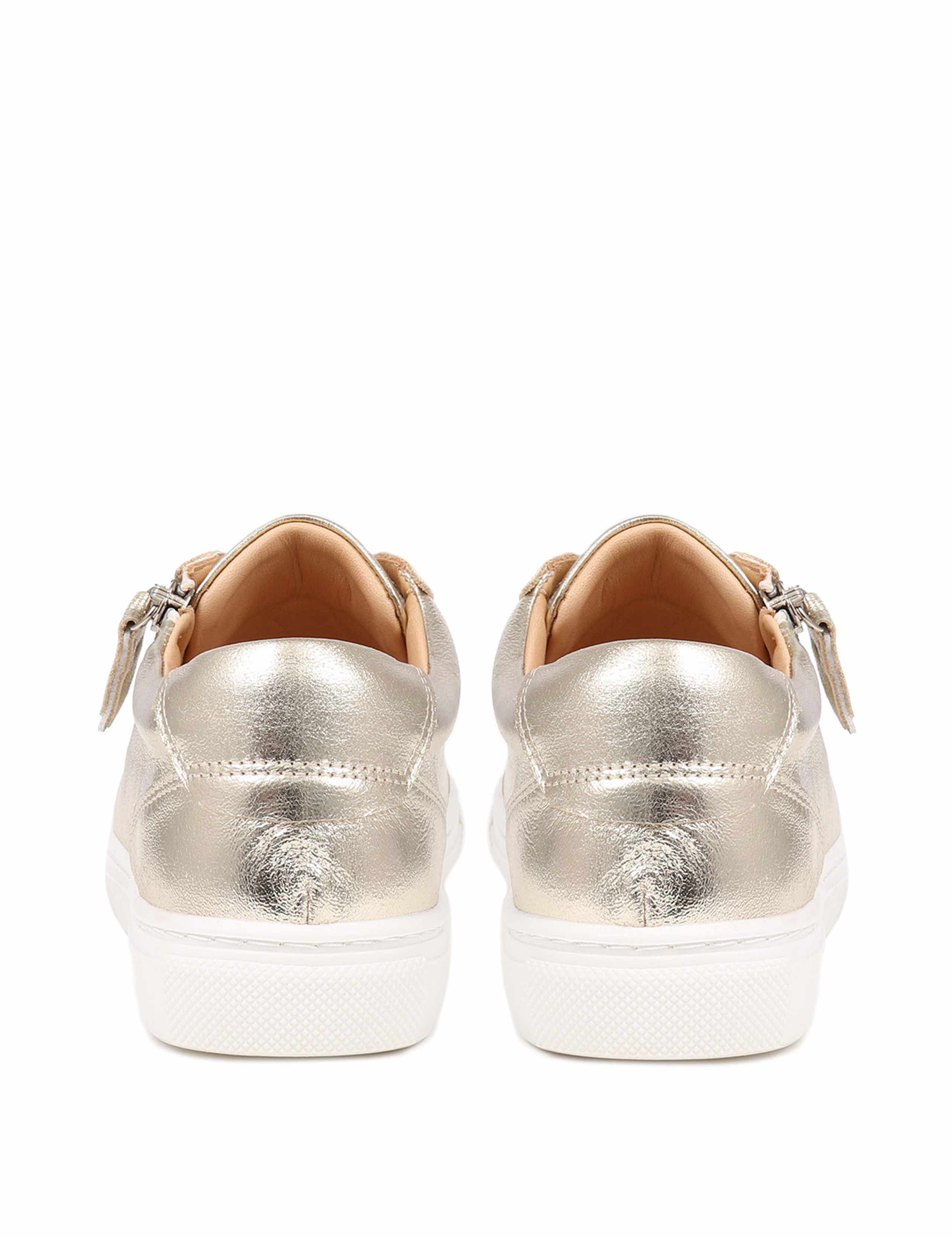 Leather Zip Up Trainers 5 of 6