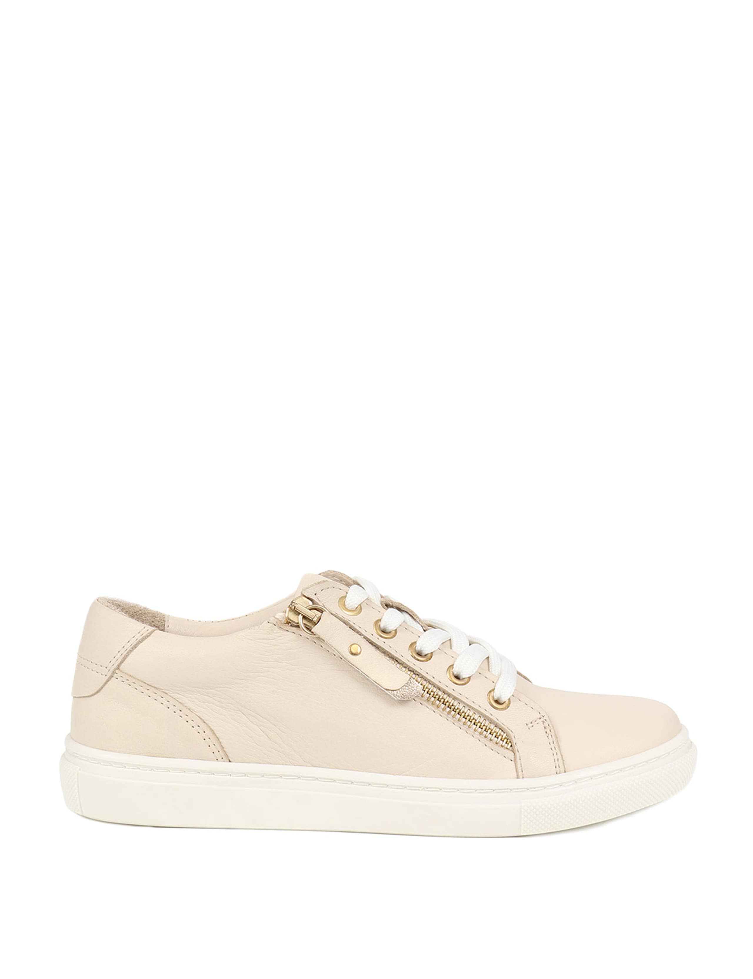 Leather Zip Up Trainers 2 of 7