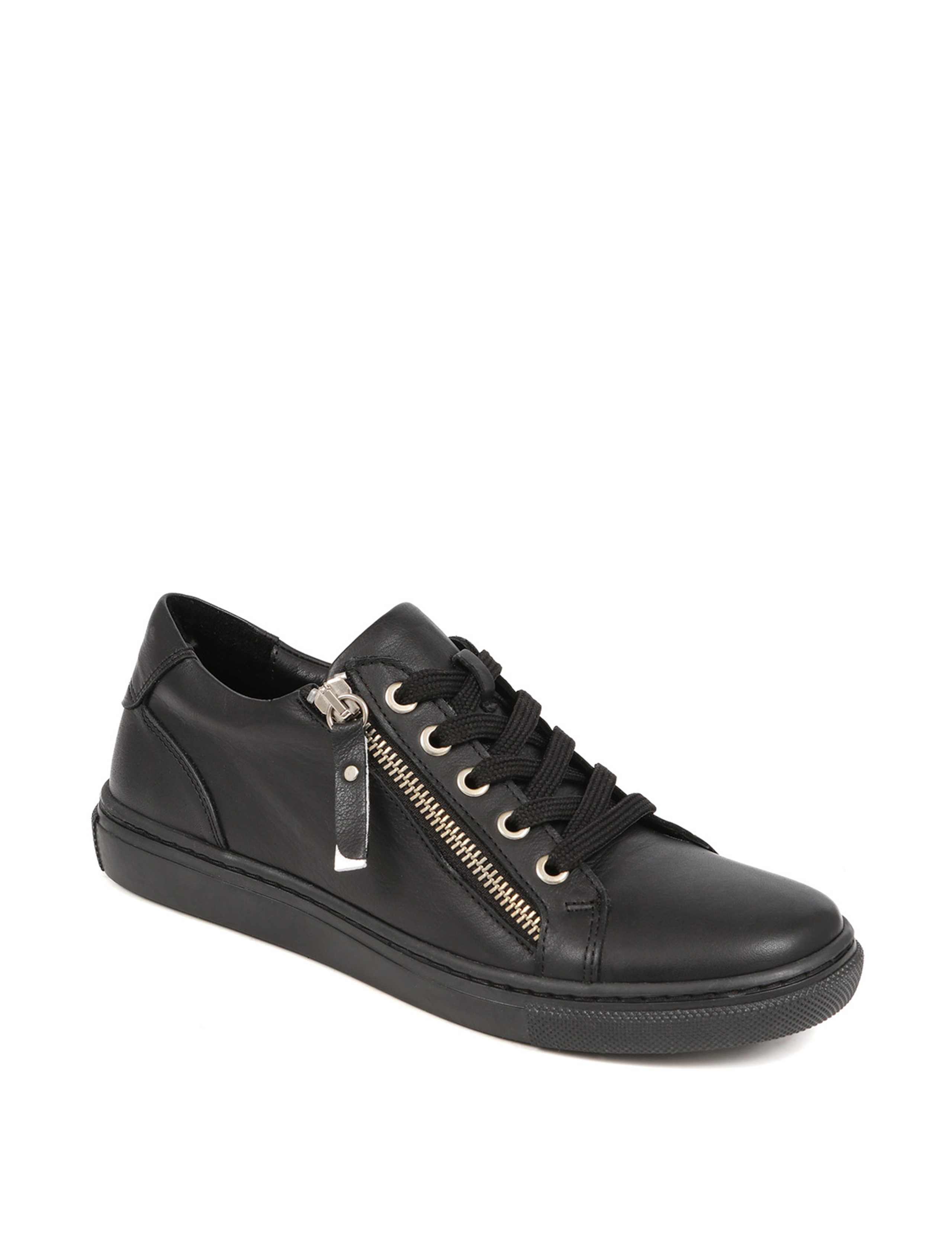 Leather Zip Up Trainers 4 of 7