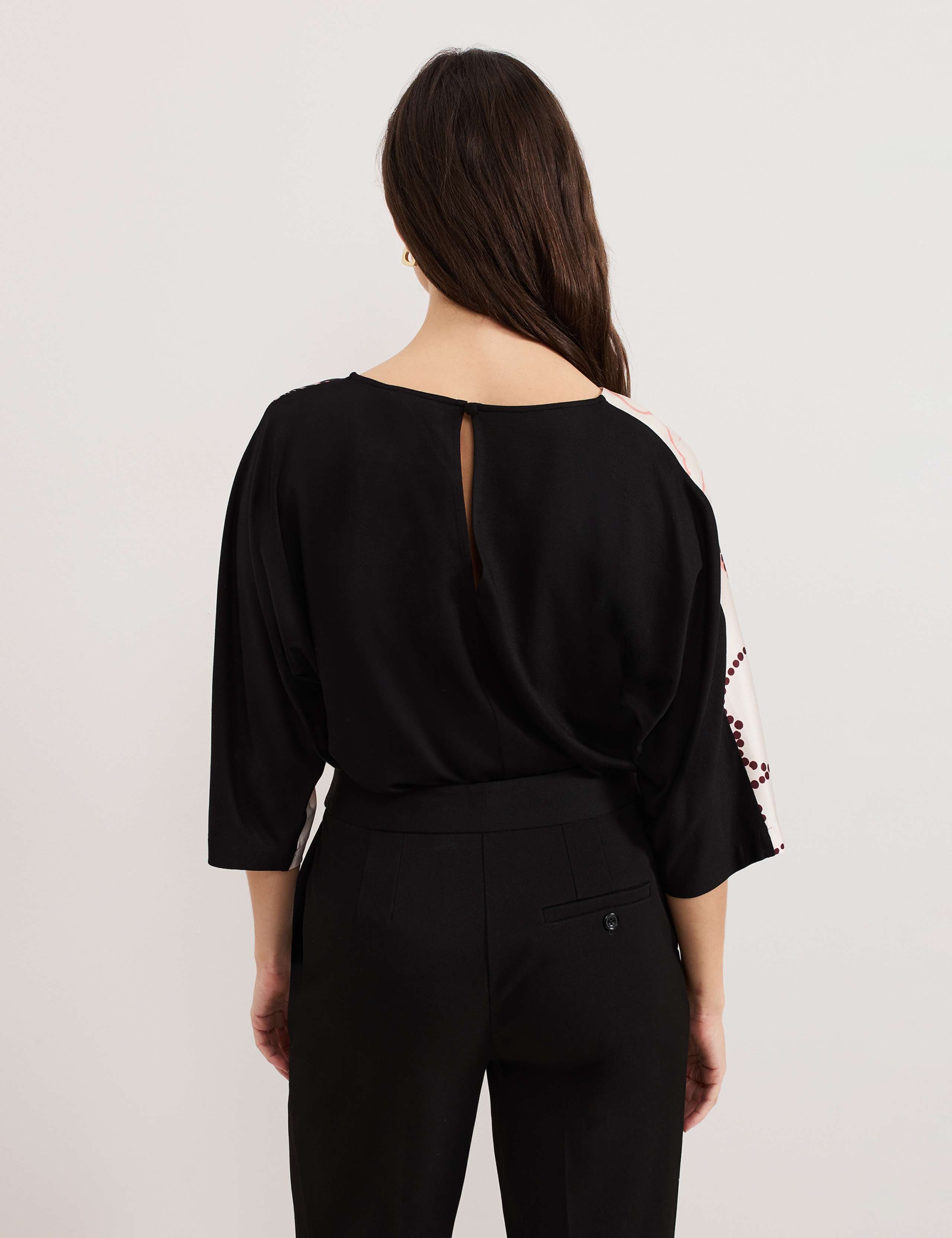 Floral Slash Neck Top 4 of 6
