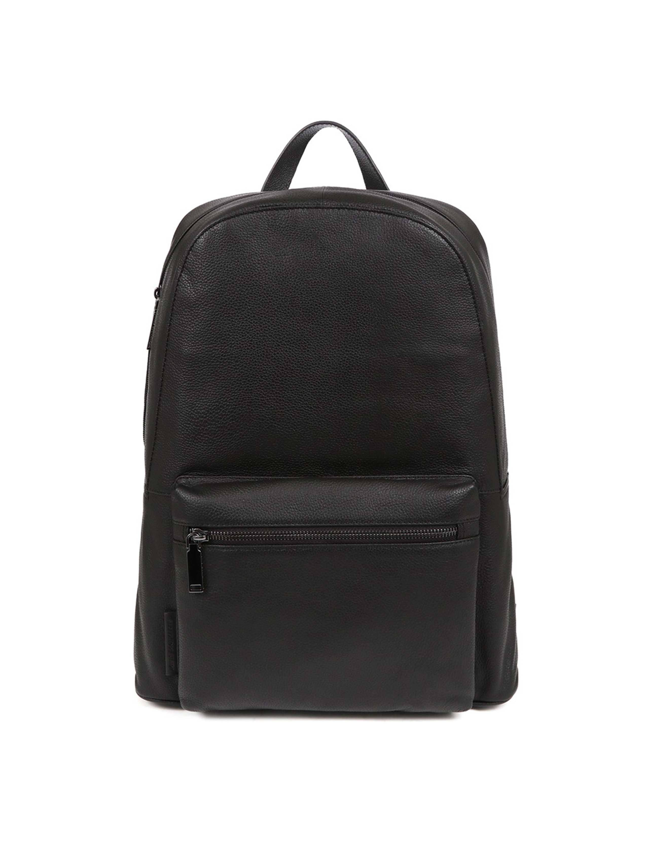 Leather Pebble Grain Backpack 2 of 3