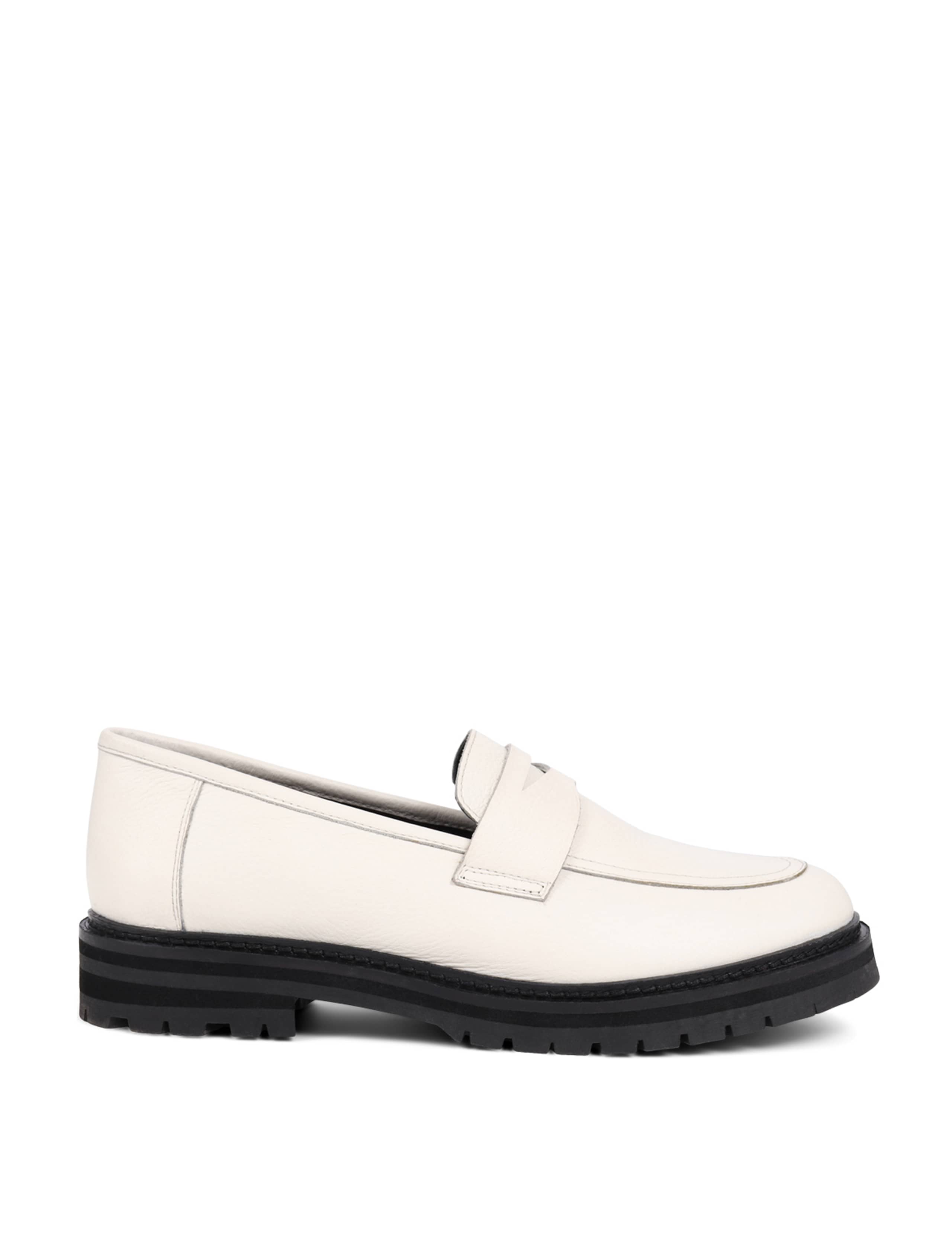 Leather Flat Loafers 2 of 7