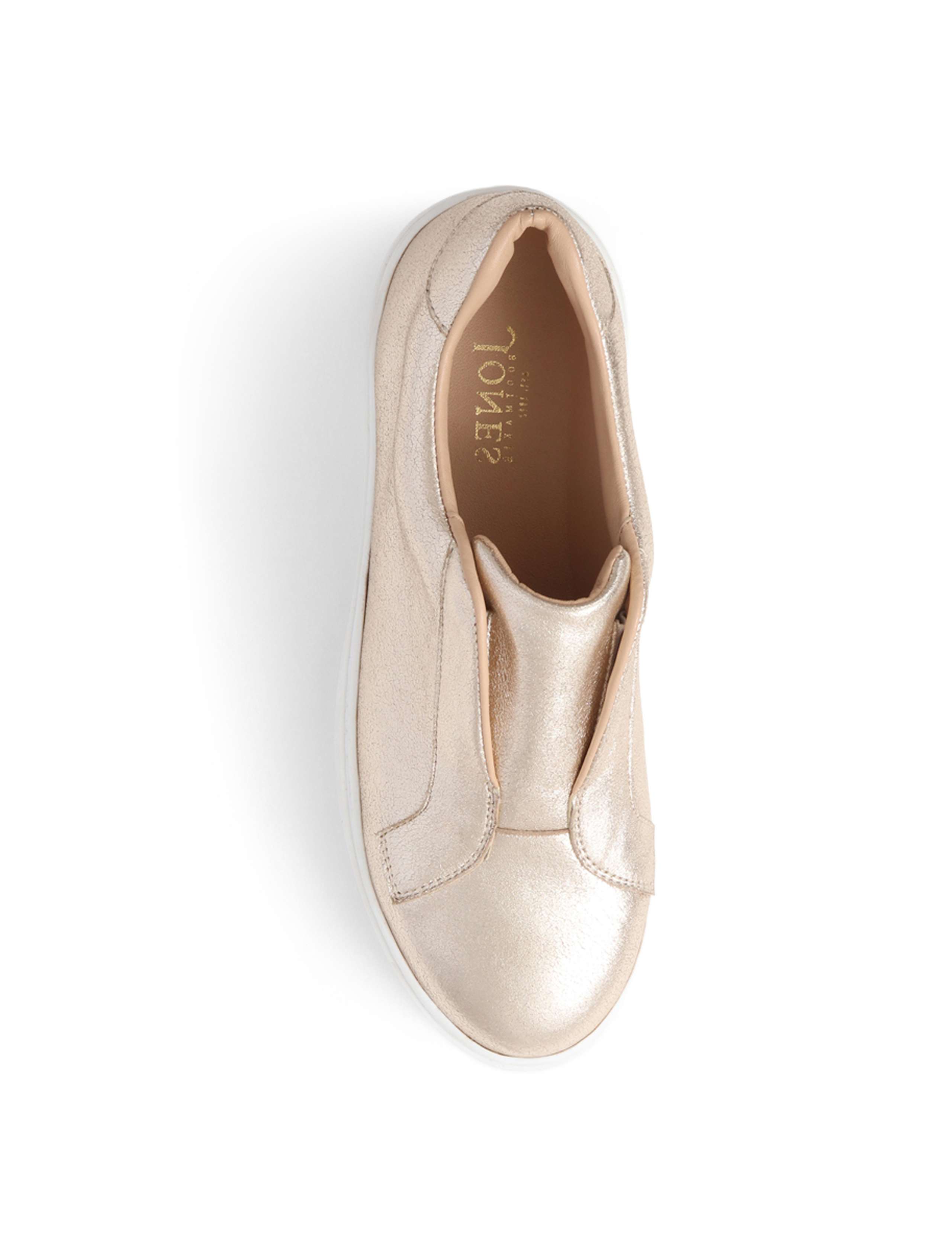 Leather Slip On Platform Trainers 6 of 7