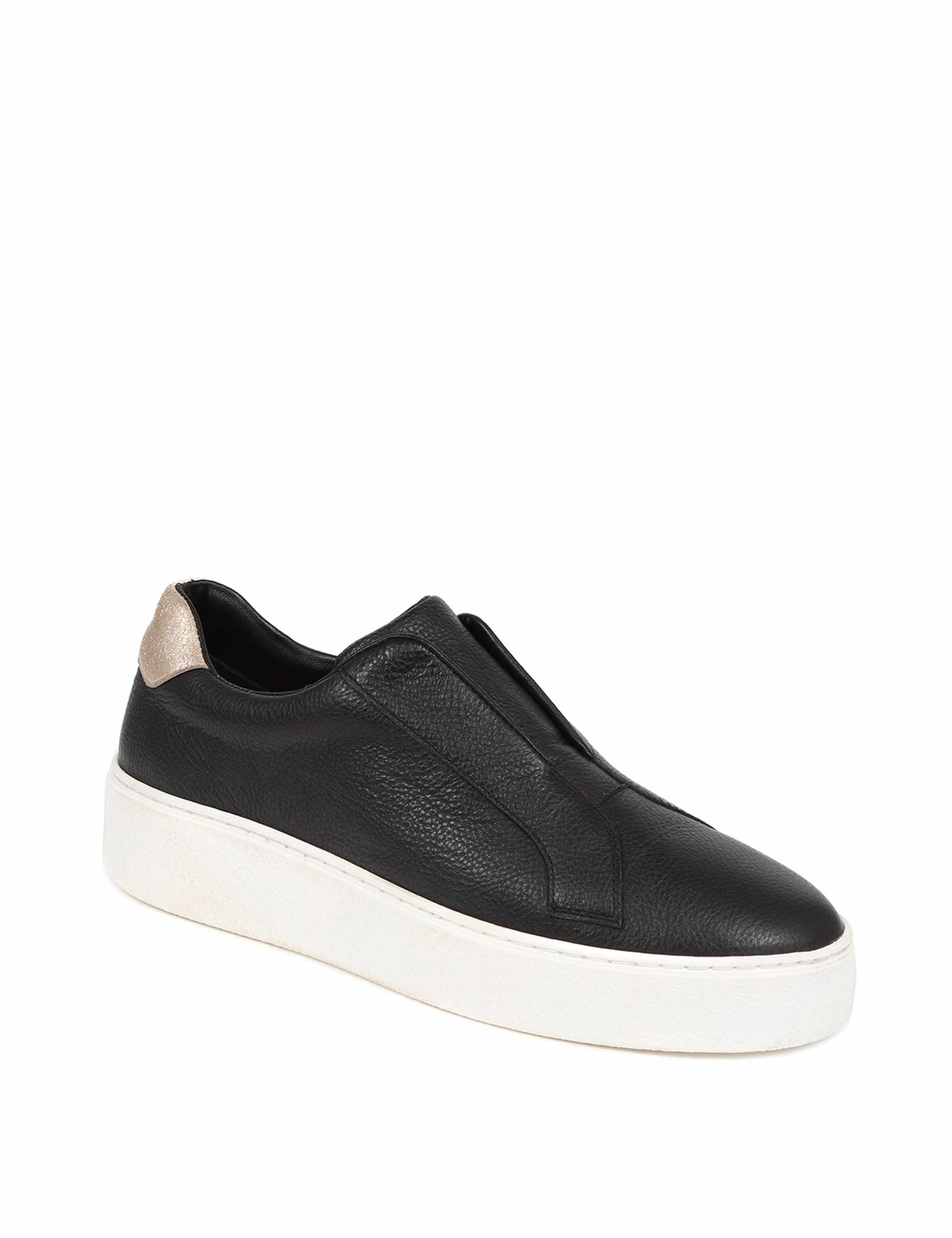Leather Slip On Platform Trainers 4 of 7