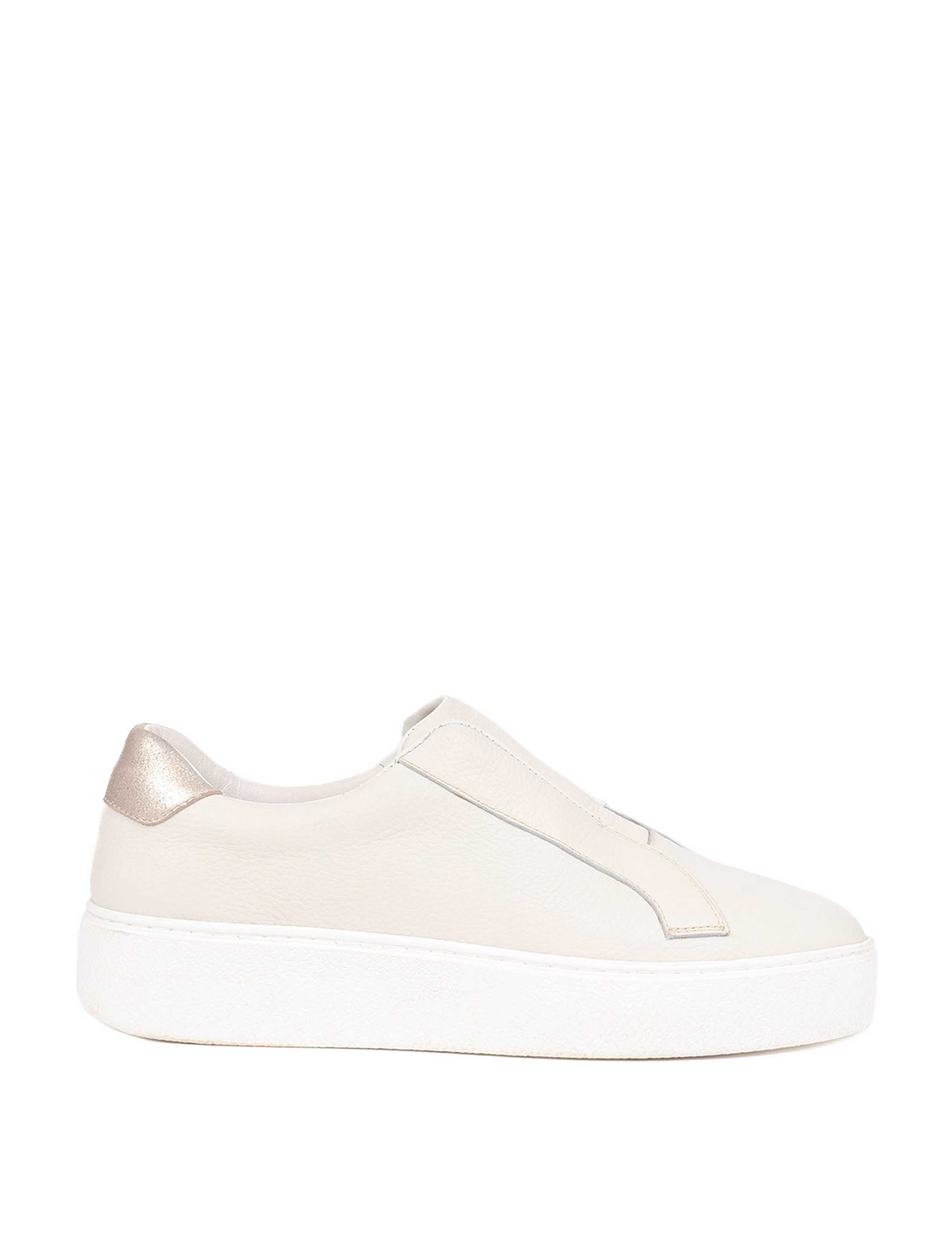 Leather Slip On Platform Trainers 2 of 7