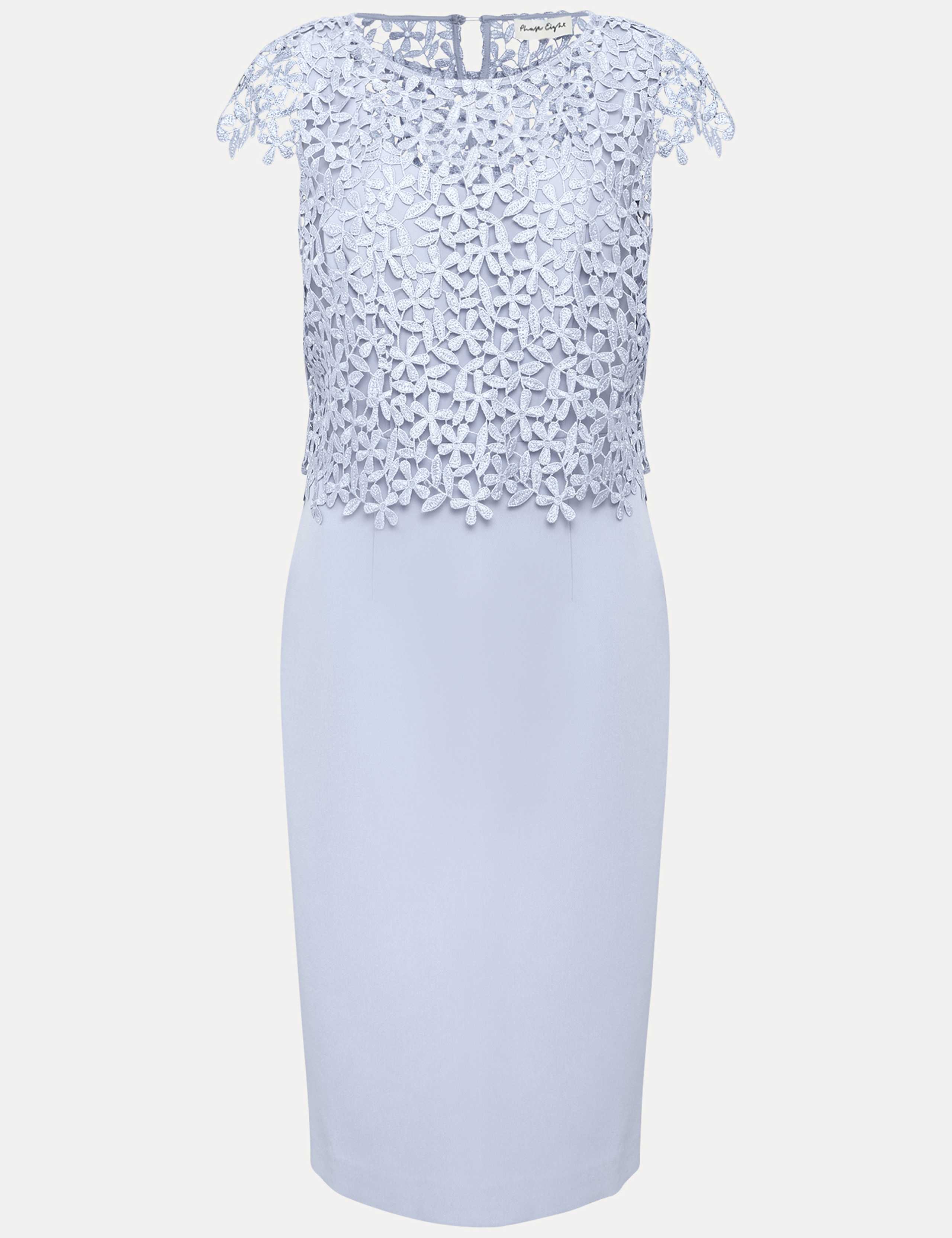 Doube Layer Lace Shift Dress 2 of 8